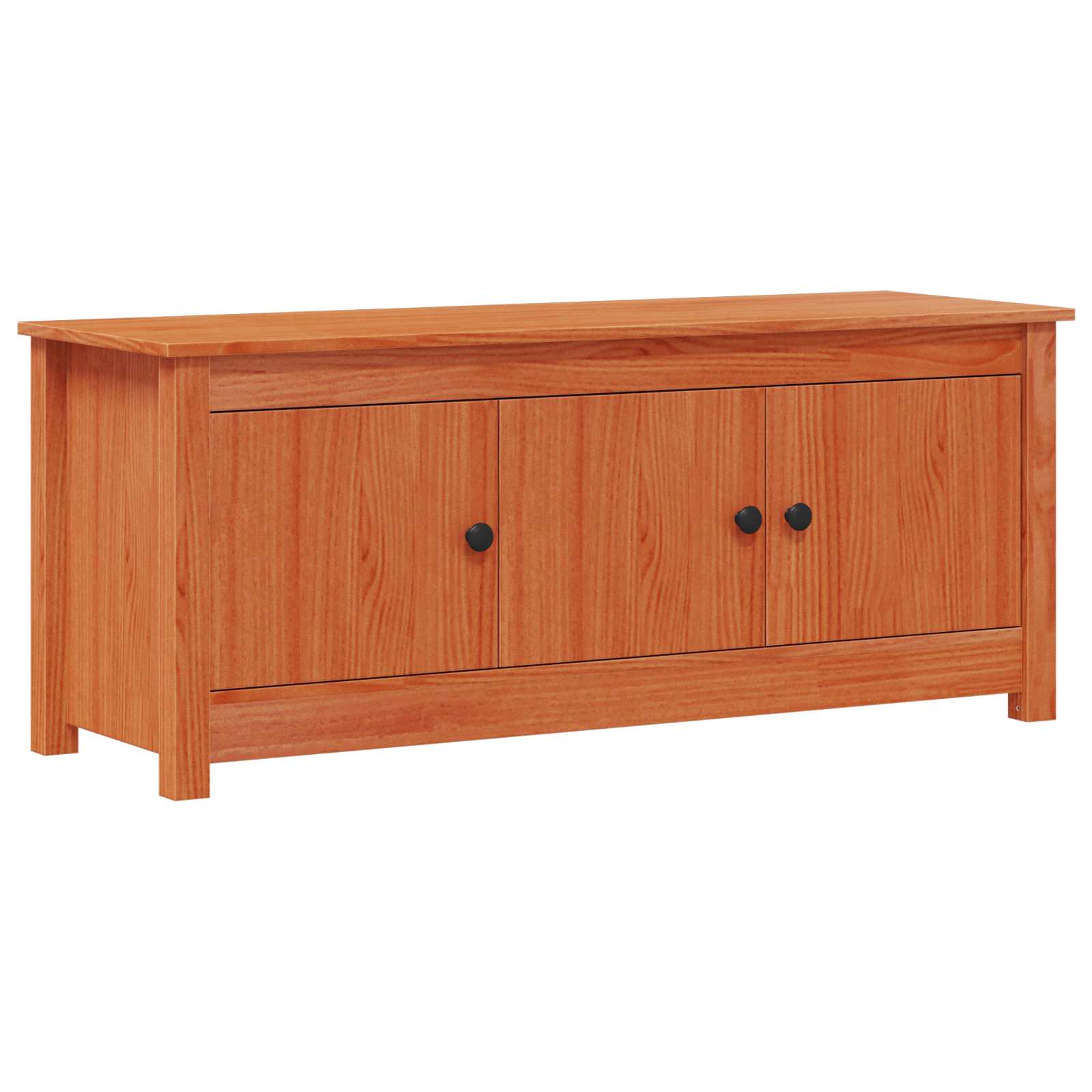 vidaXL Szafka na buty Woskowy Brąz 110 x 38 x 45,5 cm