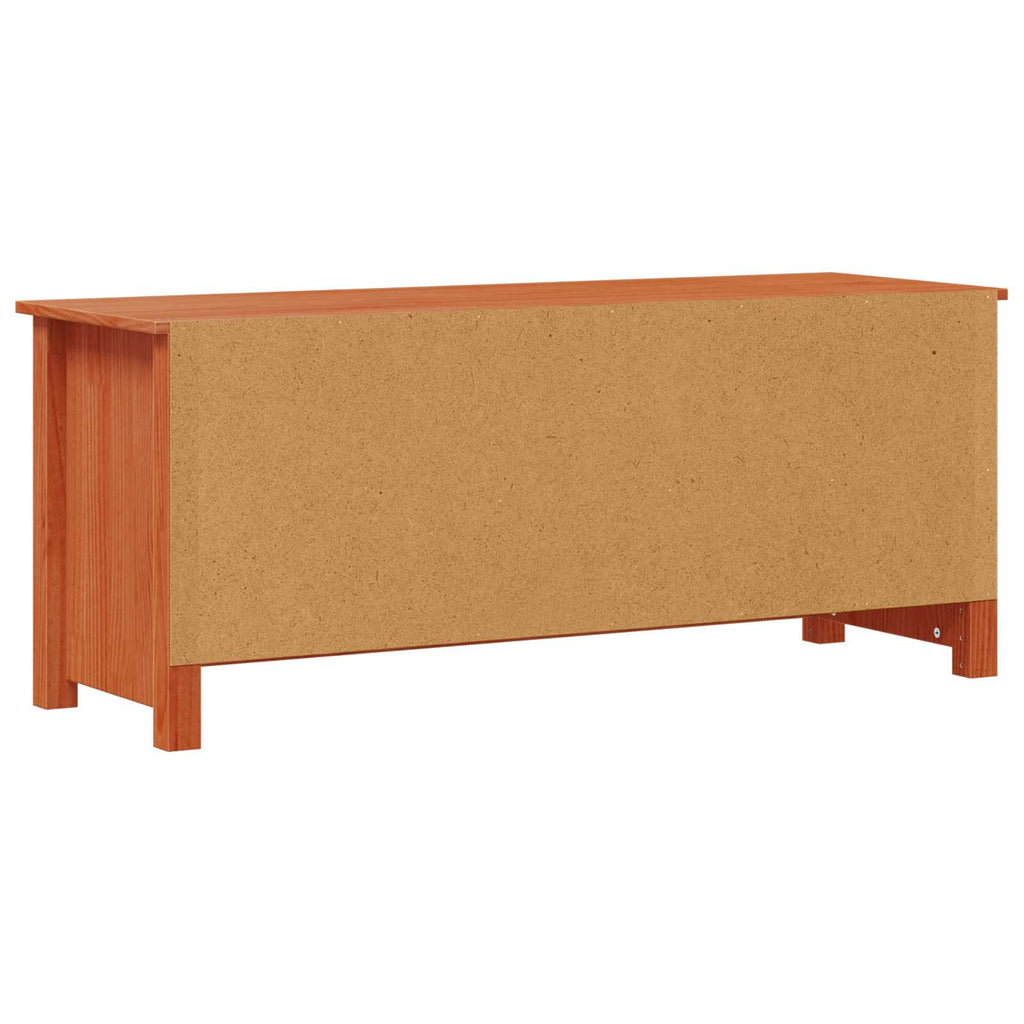 vidaXL Szafka na buty Woskowy Brąz 110 x 38 x 45,5 cm