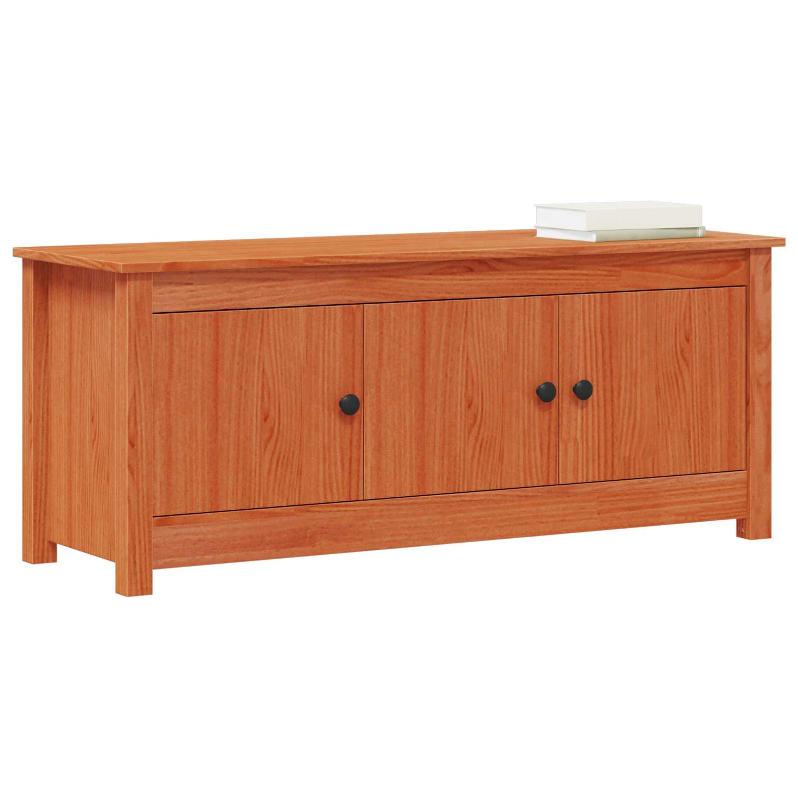 vidaXL Szafka na buty Woskowy Brąz 110 x 38 x 45,5 cm