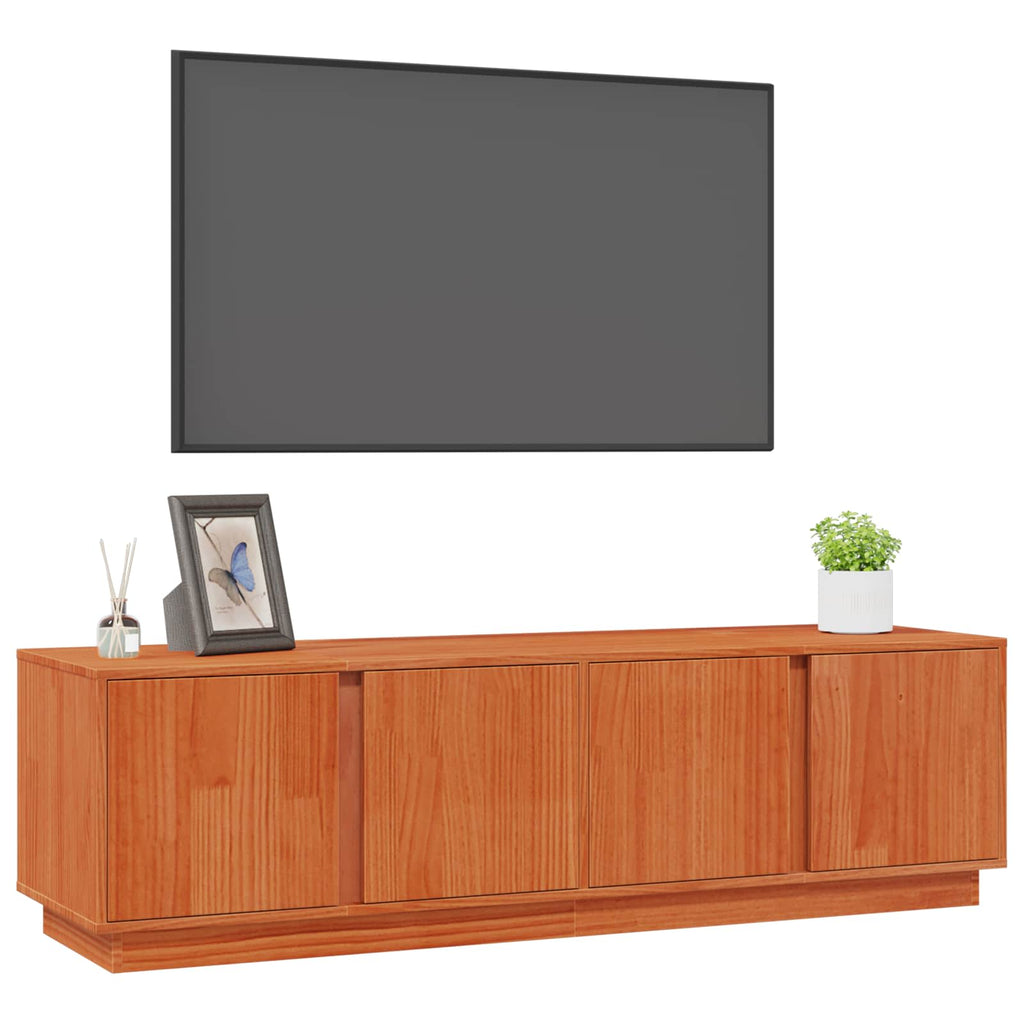 vidaXL Szafka pod telewizor Woskowy Brąz 140 x 40 x 40 cm
