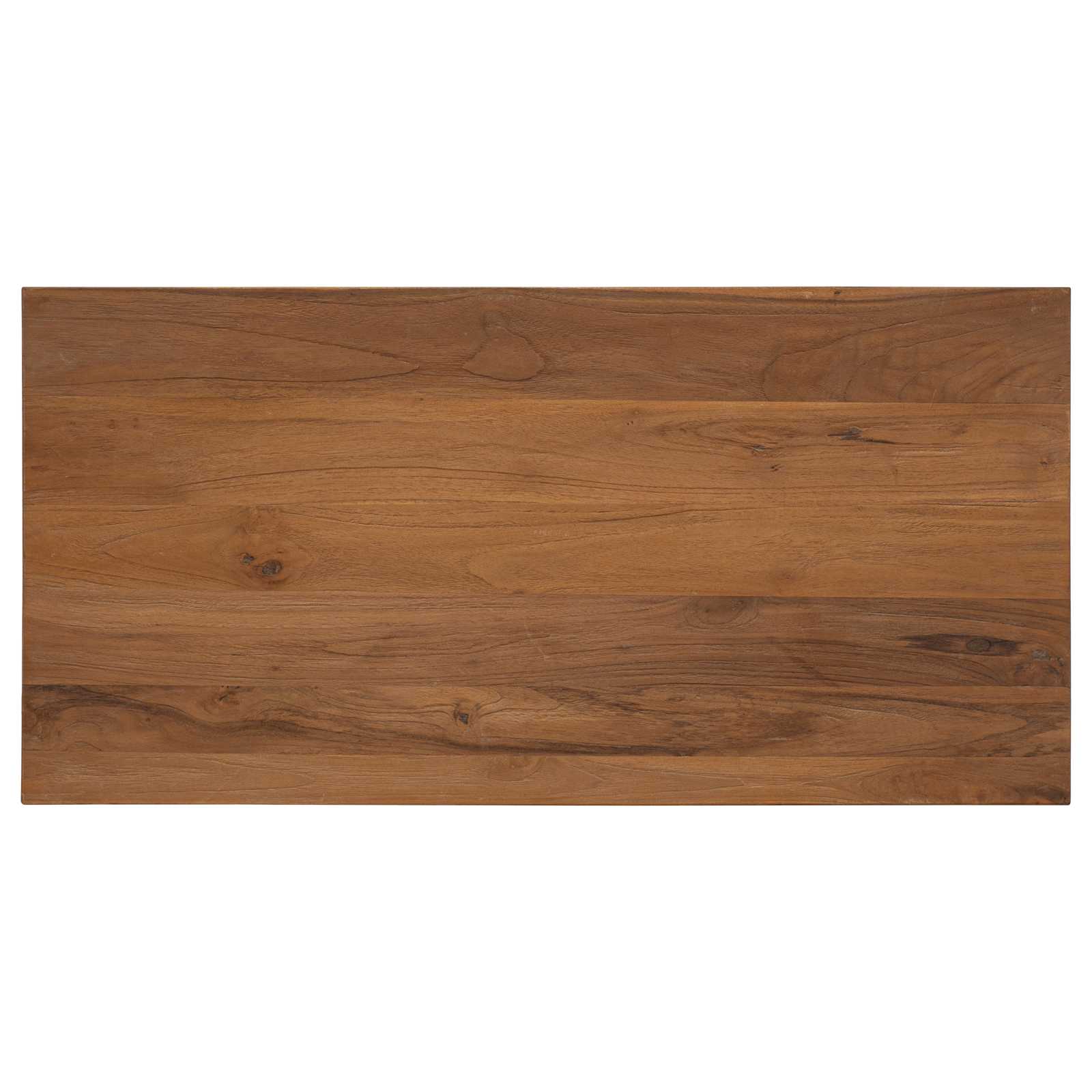 vidaXL Stolik kawowy naturalny 100 x 50 x 40 cm Lite drewno teakowe