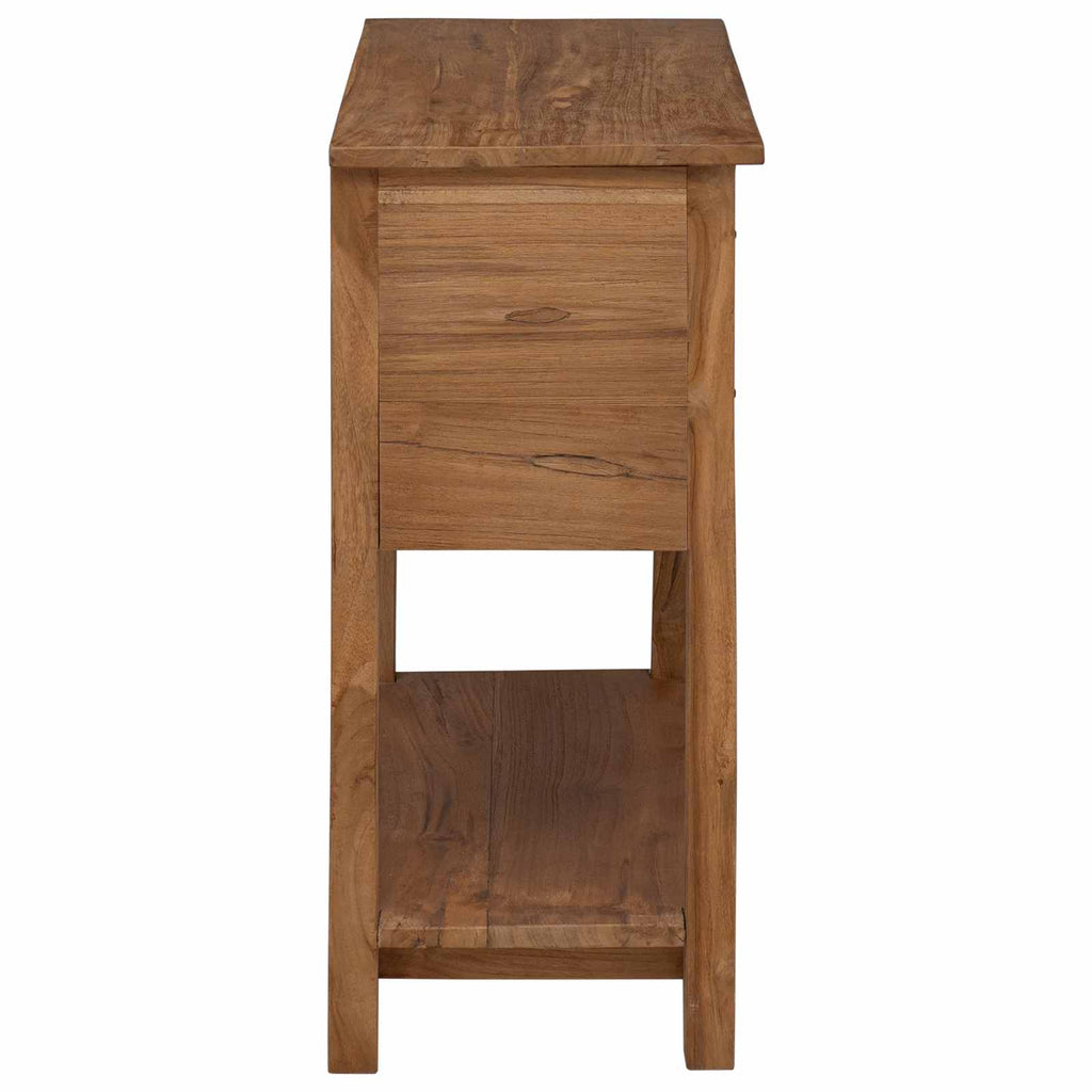 vidaXL Bufet naturalny 79 x 35 x 80 cm Lite drewno teakowe