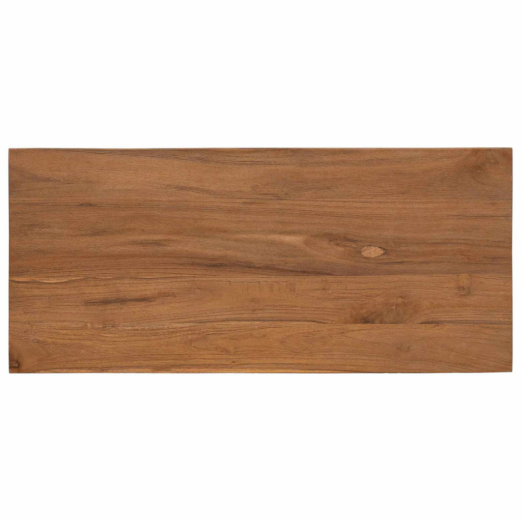 vidaXL Bufet naturalny 79 x 35 x 80 cm Lite drewno teakowe