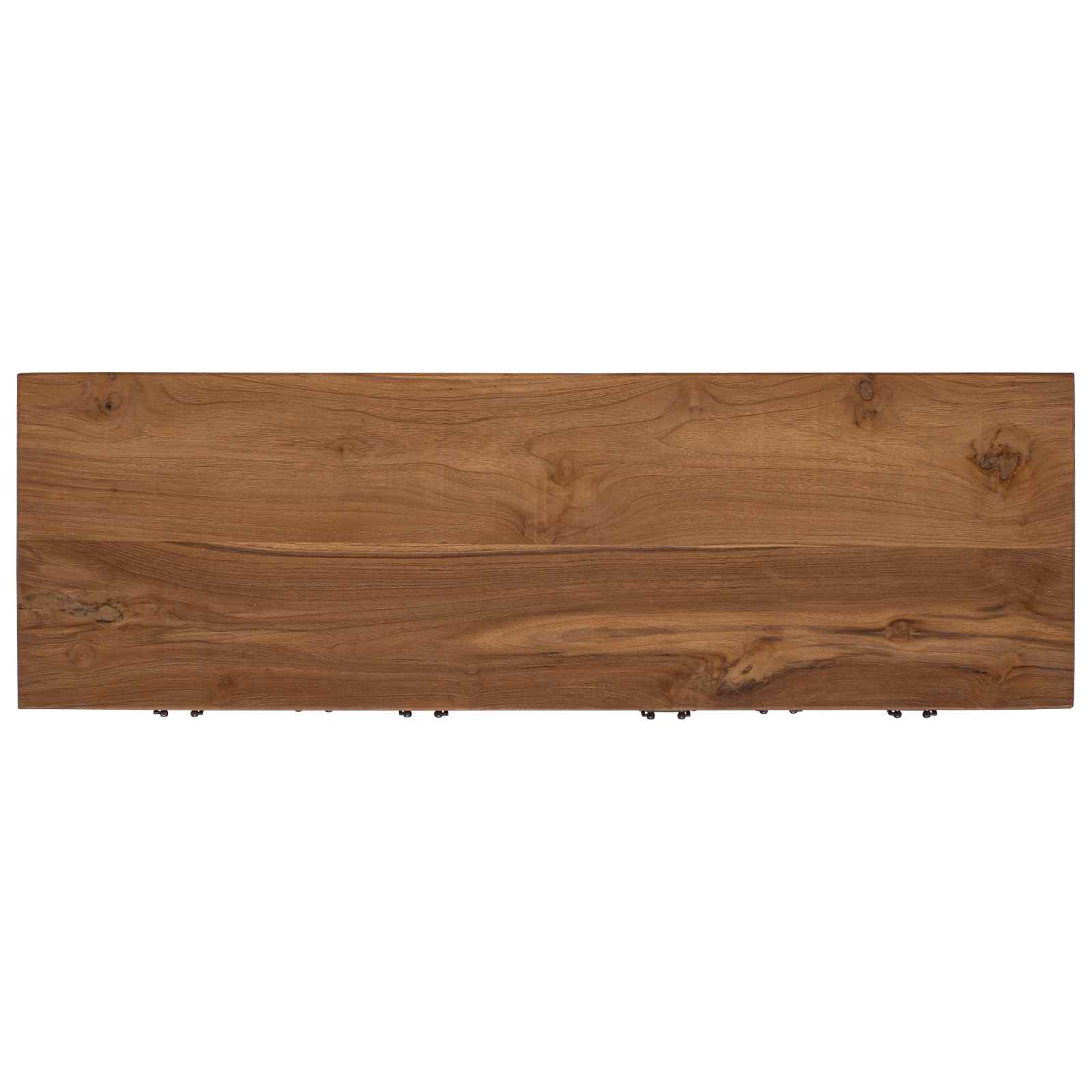 vidaXL Bufet naturalny 110 x 35 x 75,5 cm Lite drewno teakowe