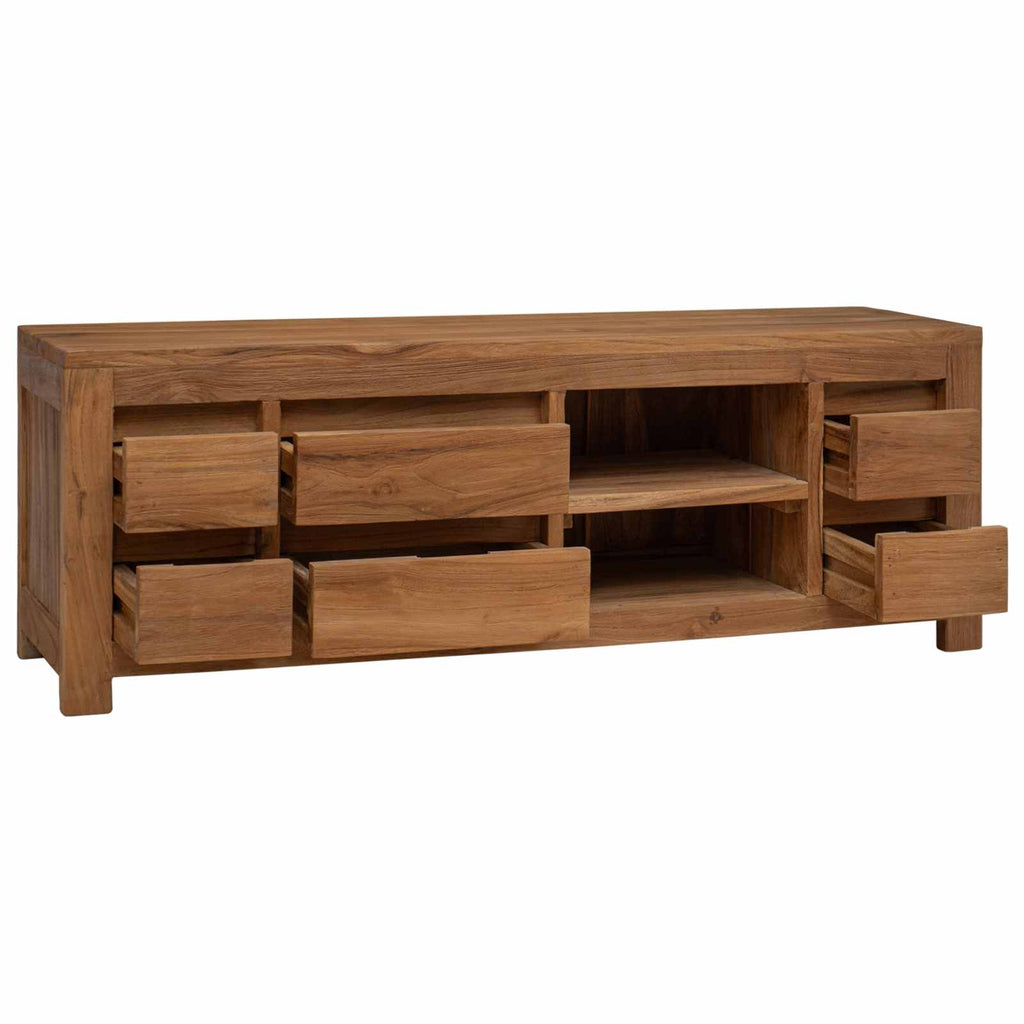 vidaXL Szafka pod TV 110 x 30 x 40 cm naturalny Lite drewno teakowe