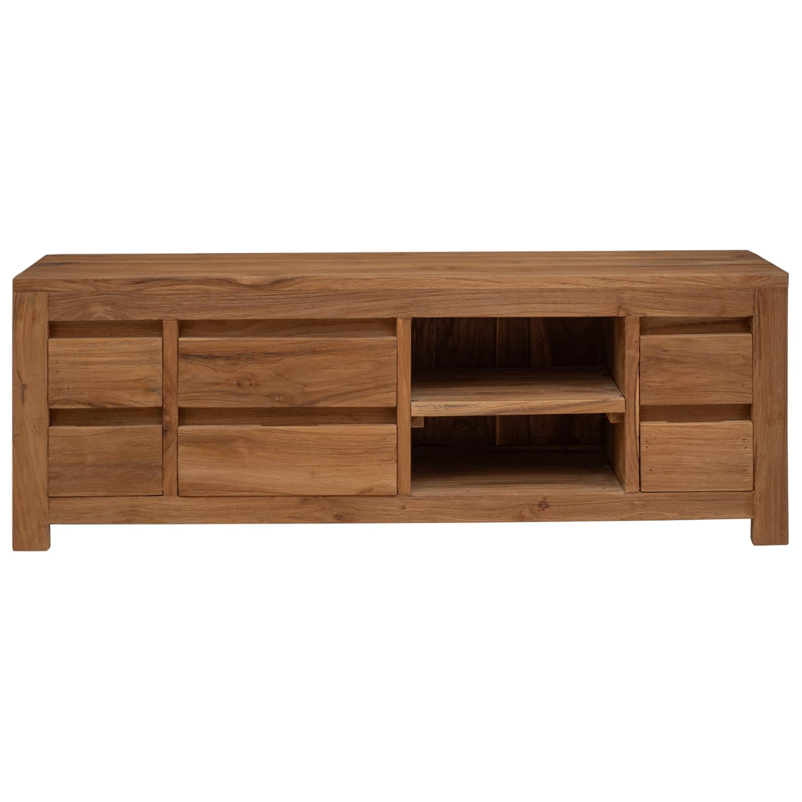 vidaXL Szafka pod TV 110 x 30 x 40 cm naturalny Lite drewno teakowe