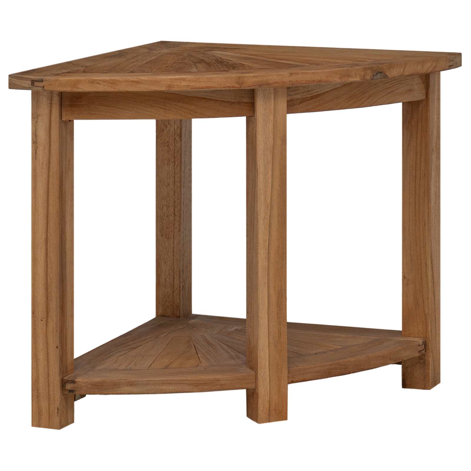 vidaXL Stolik Nocny Łazienkowy naturalny 45 x 45 x 46 cm