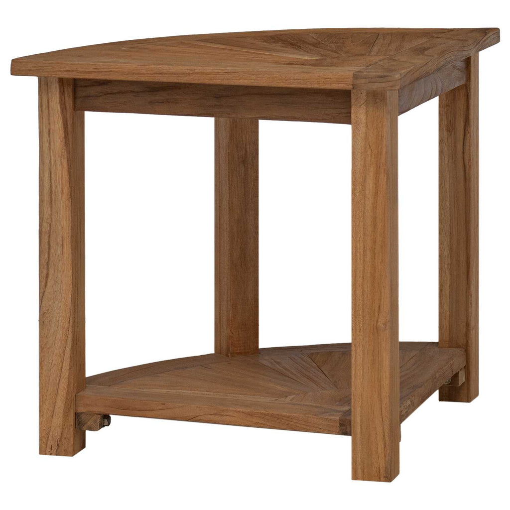 vidaXL Stolik Nocny Łazienkowy naturalny 45 x 45 x 46 cm