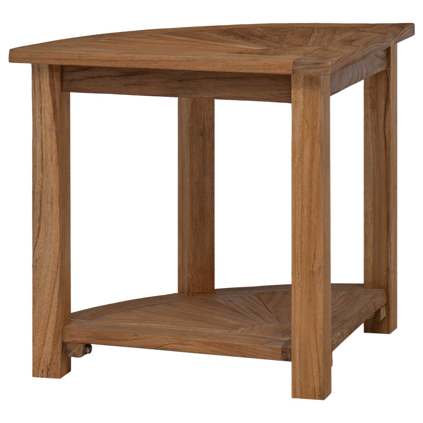 vidaXL Stolik Nocny Łazienkowy naturalny 45 x 45 x 46 cm