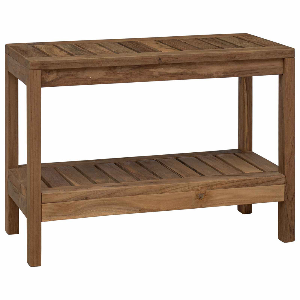 vidaXL Stolik boczny do łazienki naturalny 60 x 30 x 45 cm