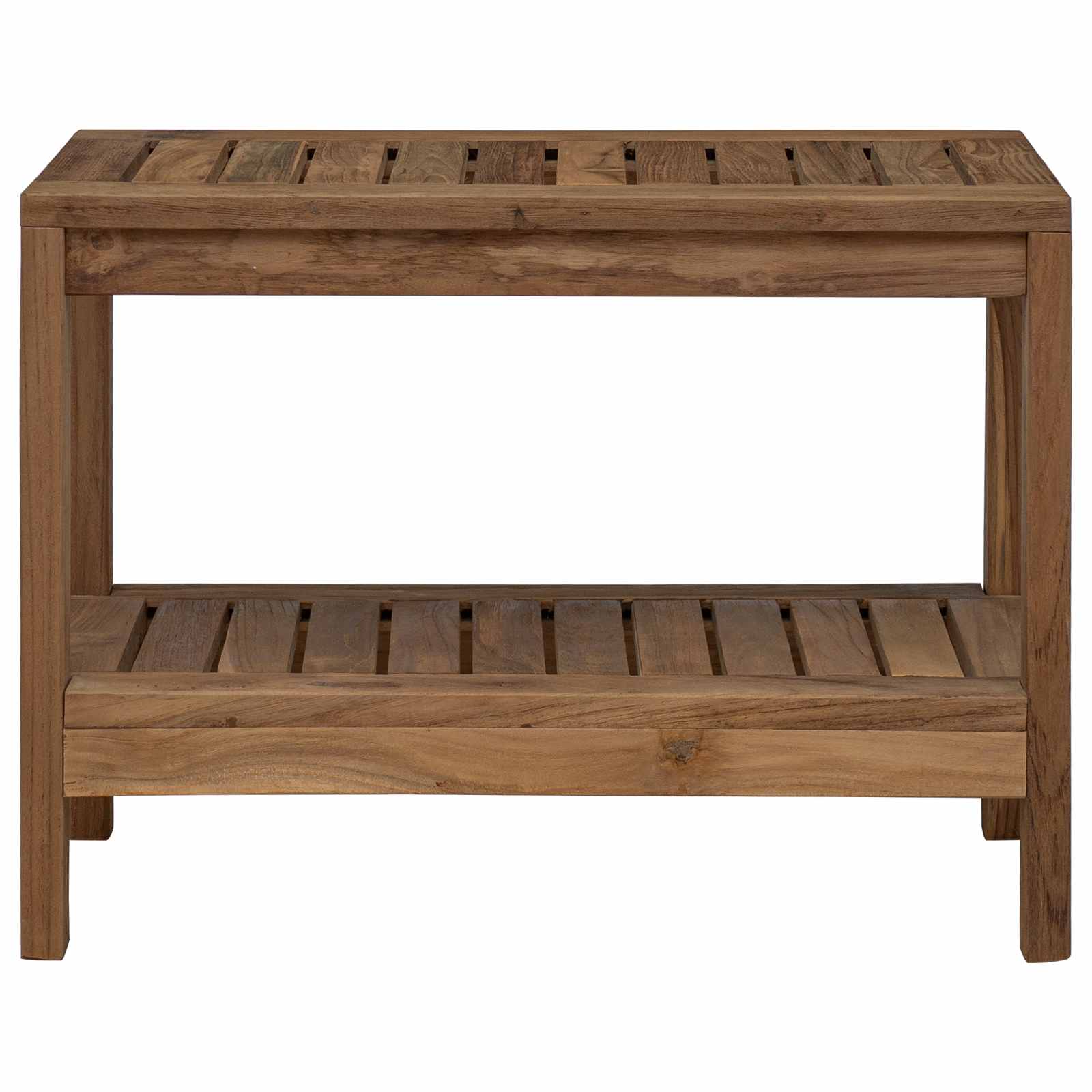 vidaXL Stolik boczny do łazienki naturalny 60 x 30 x 45 cm