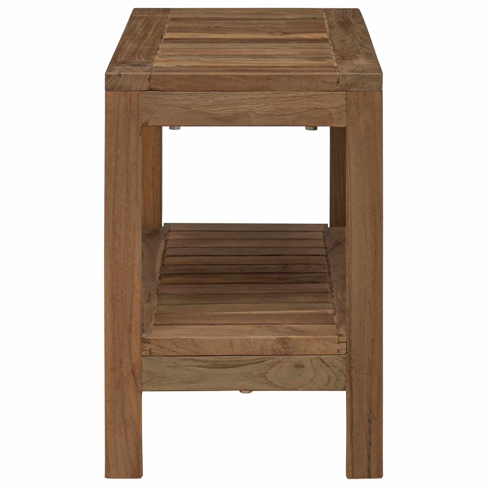 vidaXL Stolik boczny do łazienki naturalny 60 x 30 x 45 cm