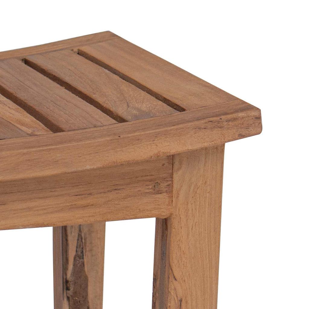 vidaXL Stolik Nocny Łazienkowy naturalny 50 x 35 x 45 cm