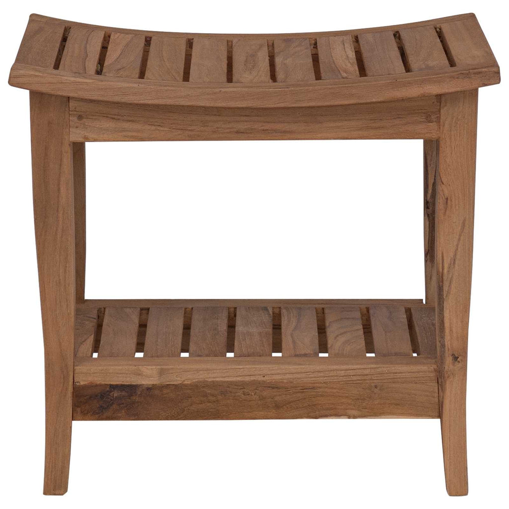 vidaXL Stolik Nocny Łazienkowy naturalny 50 x 35 x 45 cm