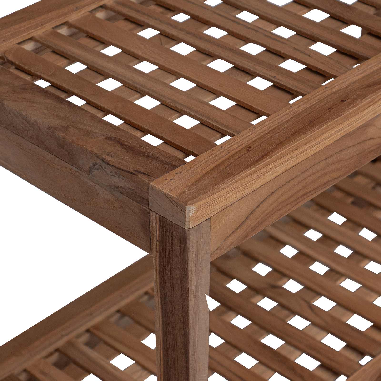 vidaXL Stolik Nocny Łazienkowy naturalny 60 x 30 x 45 cm
