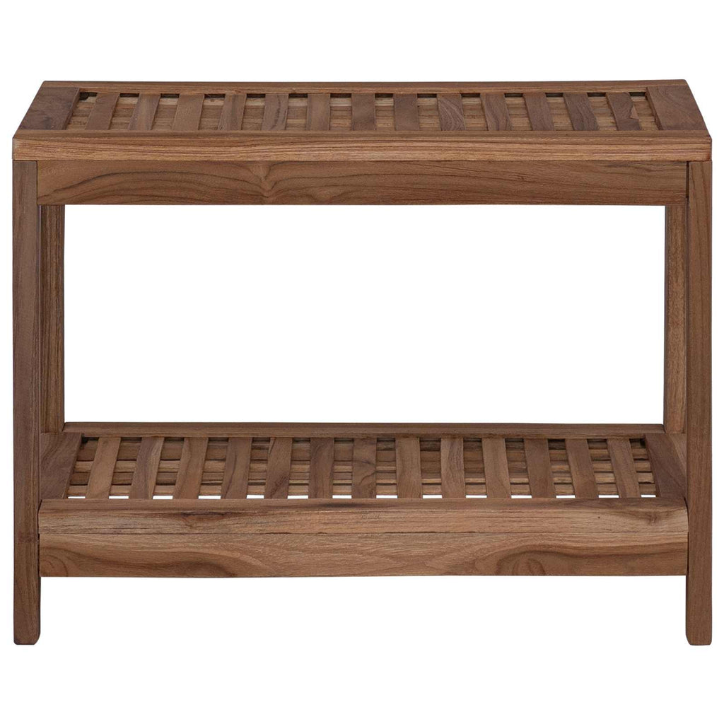 vidaXL Stolik Nocny Łazienkowy naturalny 60 x 30 x 45 cm
