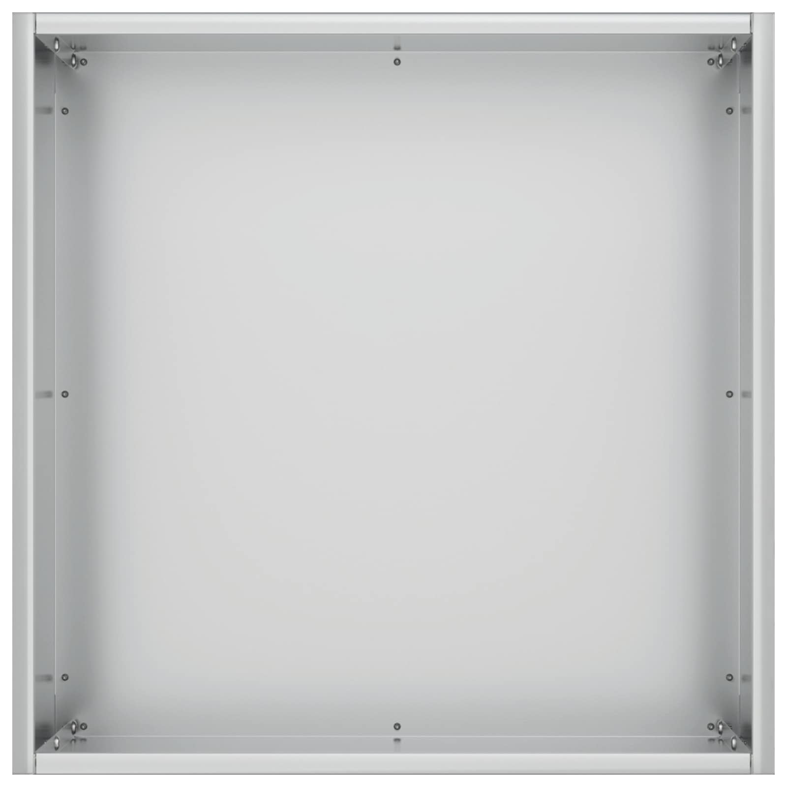 vidaXL Doniczka ogrodowa 2 szt. srebrny 25 x 25 x 25 cm