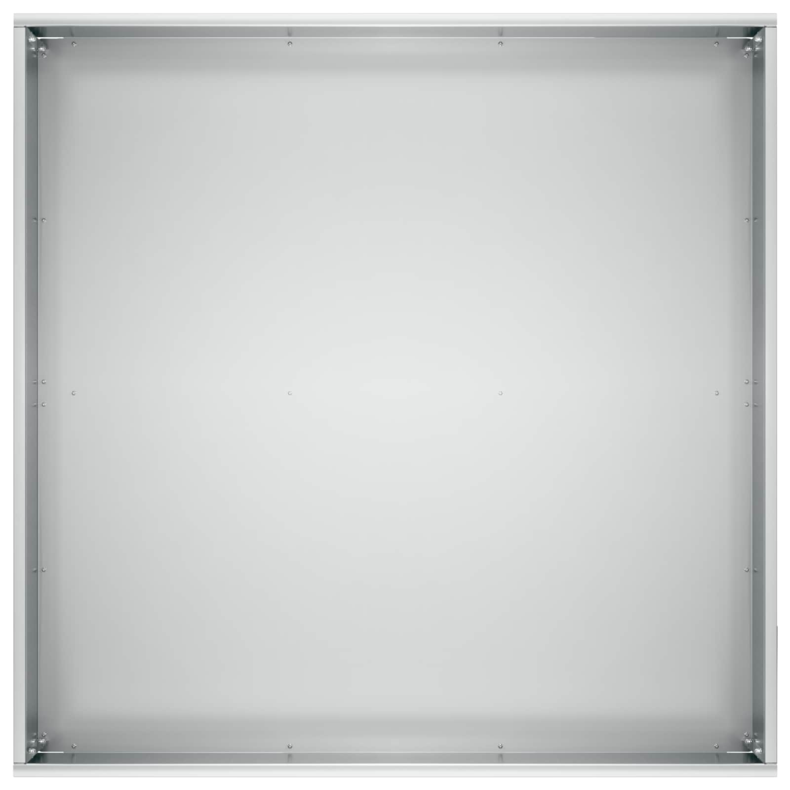 vidaXL Doniczka ogrodowa srebrny 60 x 60 x 20 cm Stal ocynkowana