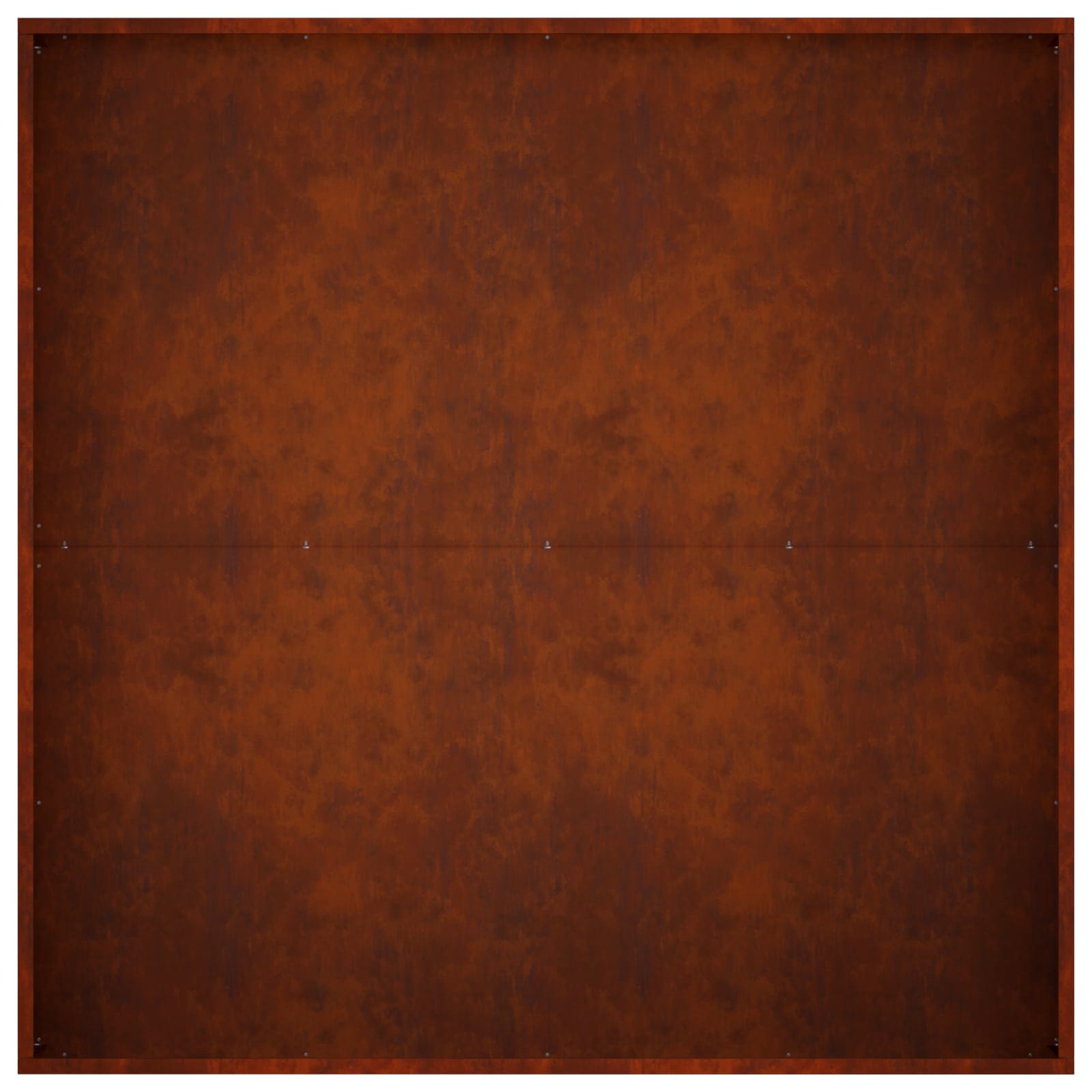 vidaXL Doniczka ogrodowa 2 szt. Rdzawy 100 x 100 x 20 cm