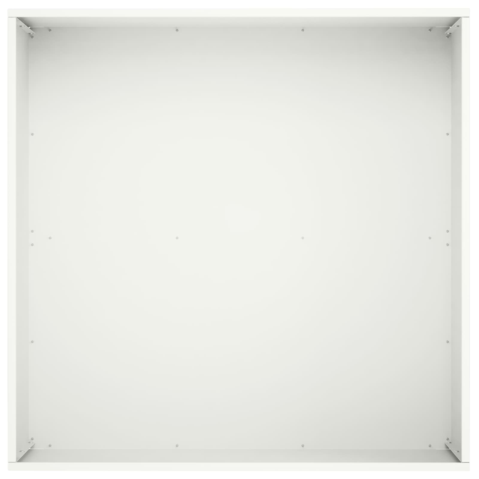 vidaXL Doniczka ogrodowa 2 szt. Biały 40 x 40 x 30 cm Stal zimnogięta