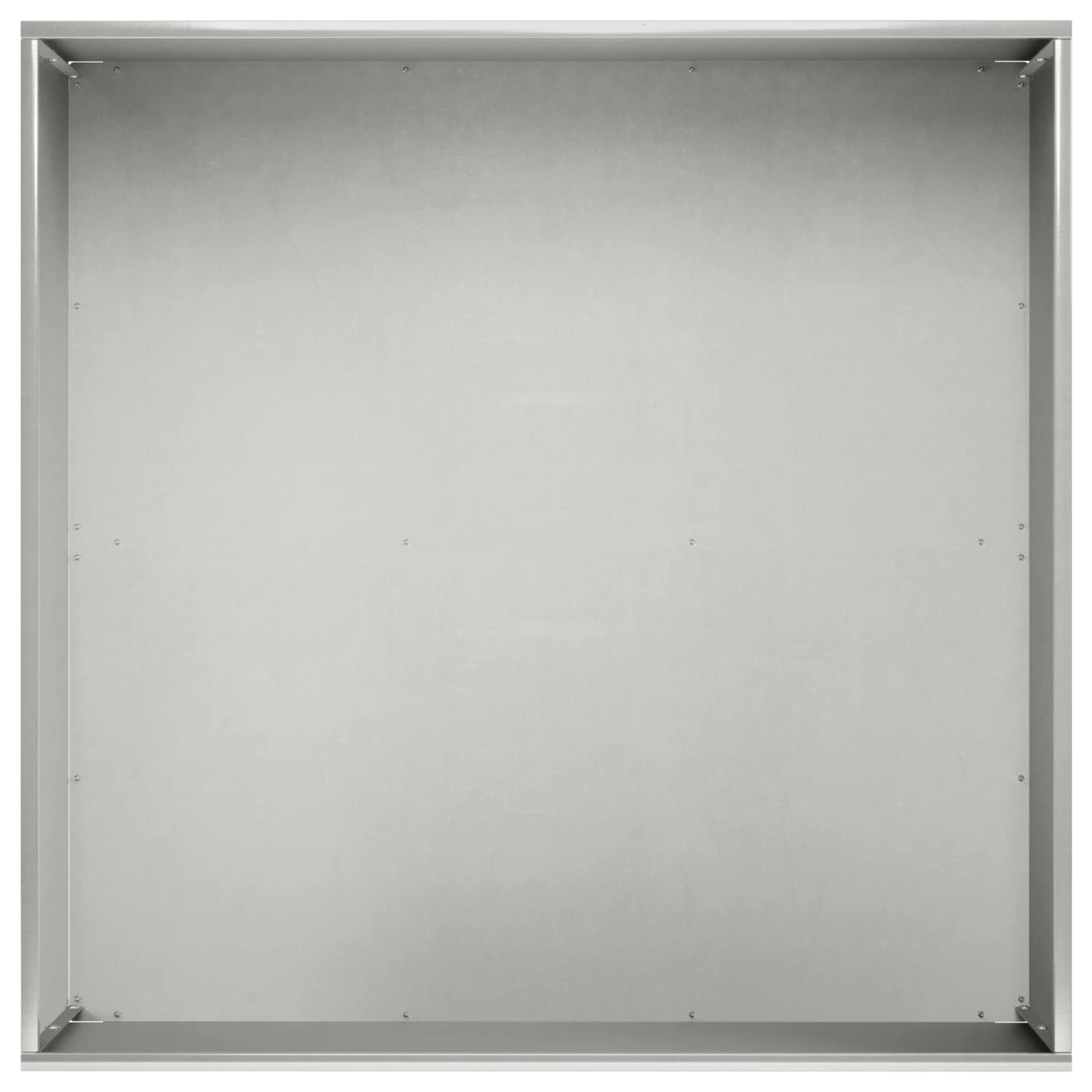 vidaXL Doniczka ogrodowa srebrny 40 x 40 x 30 cm Stal nierdzewna