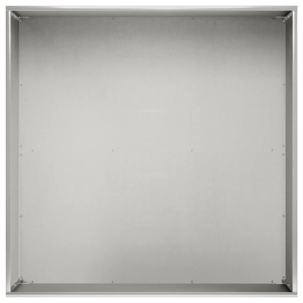 vidaXL Doniczka ogrodowa 2 szt. srebrny 40 x 40 x 30 cm