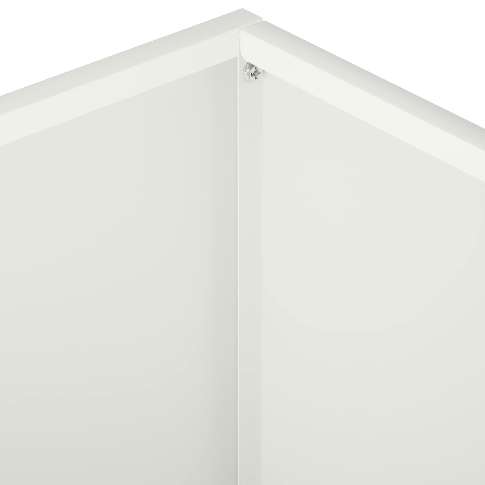 vidaXL Doniczka ogrodowa Biały 60 x 60 x 30 cm Stal zimnogięta