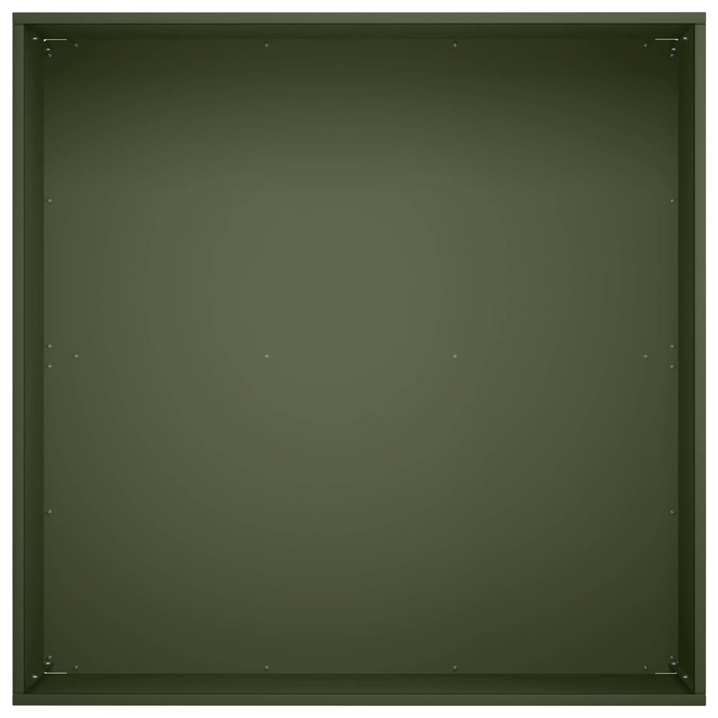 vidaXL Doniczka ogrodowa 2 szt. Oliwkowy zielony 60 x 60 x 30 cm