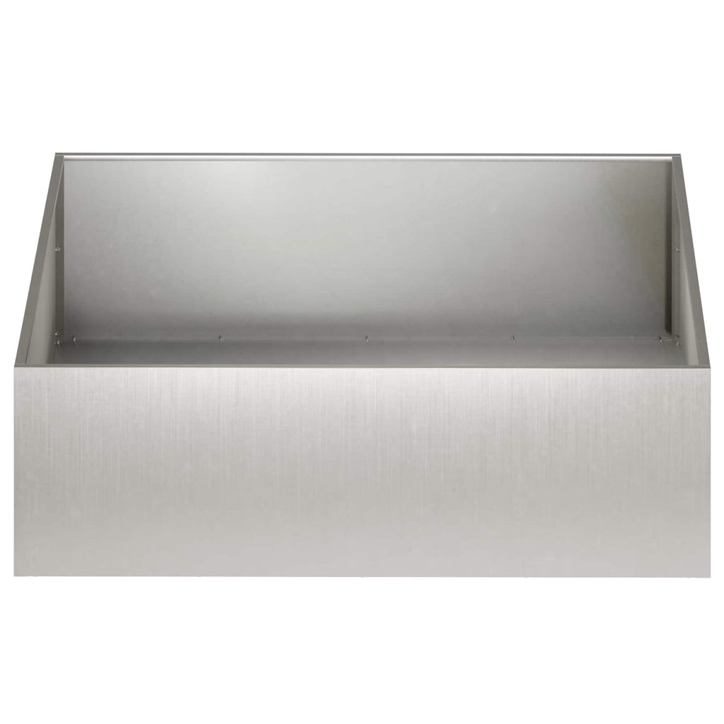 vidaXL Doniczka ogrodowa srebrny 100 x 100 x 30 cm Stal nierdzewna