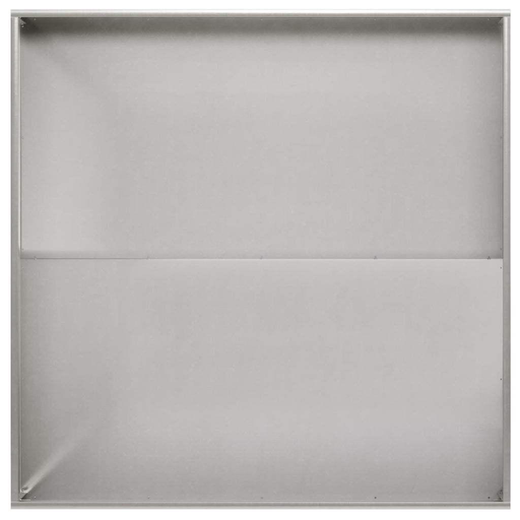 vidaXL Doniczka ogrodowa 2 szt. srebrny 100 x 100 x 30 cm