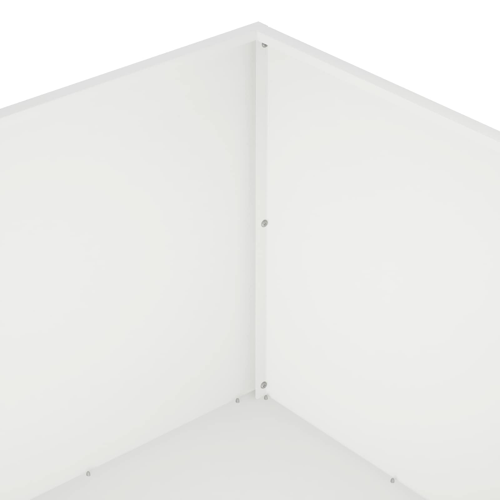 vidaXL Doniczka ogrodowa 2 szt. Biały 80 x 80 x 40 cm Stal zimnogięta
