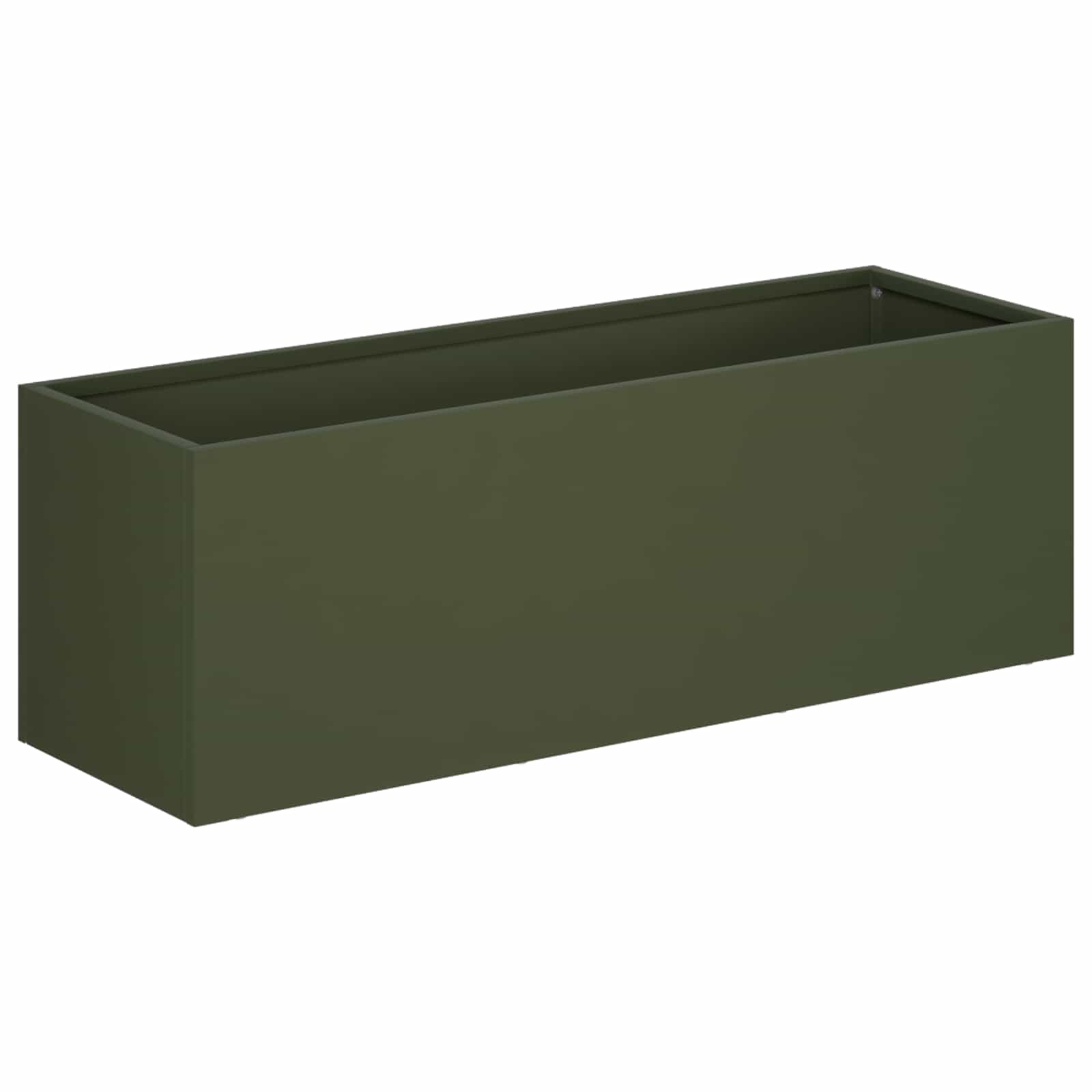 vidaXL Doniczka ogrodowa 2 szt. Oliwkowy zielony 40 x 20 x 20 cm