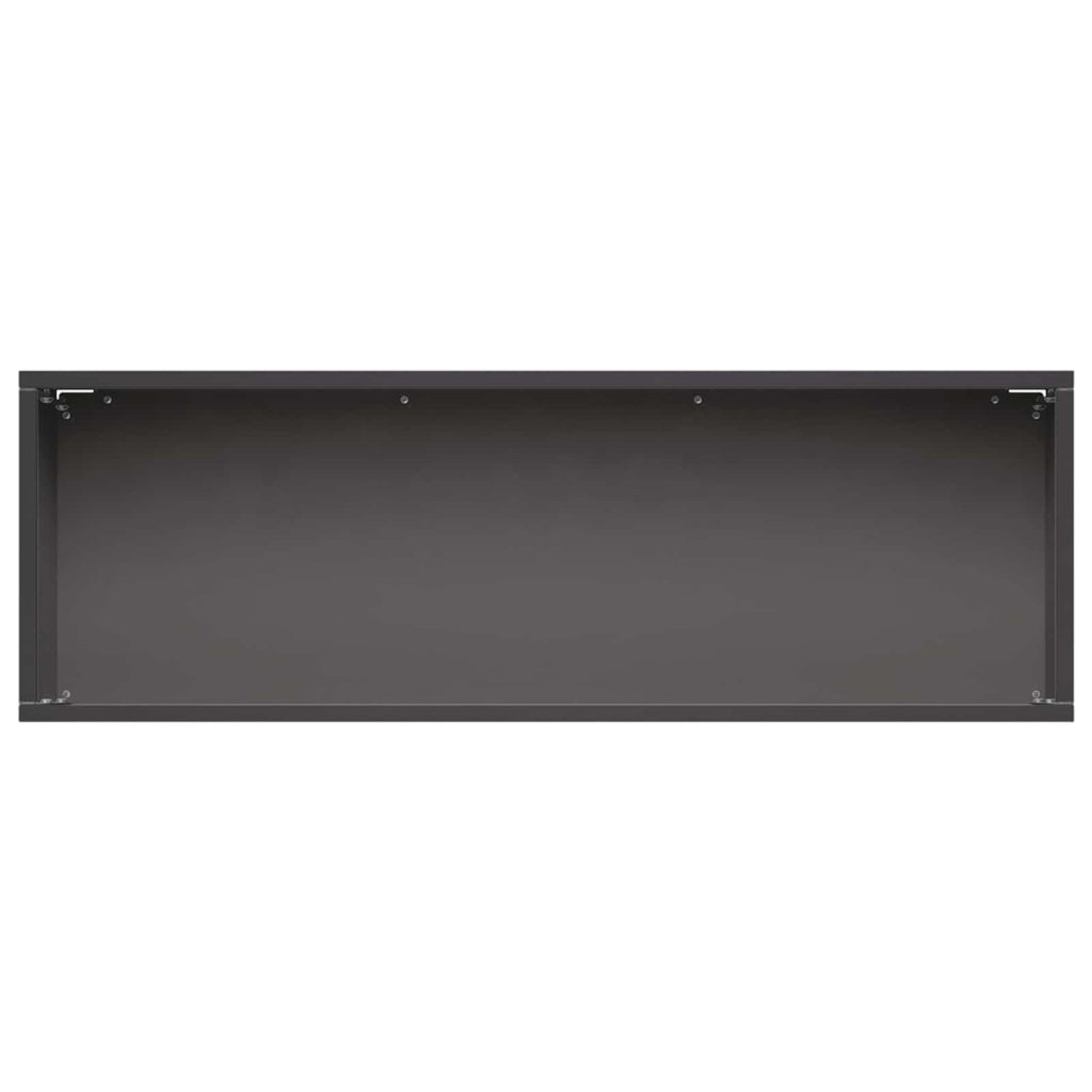 vidaXL Doniczka ogrodowa 2 szt. Czarny 60 x 20 x 20 cm Stal zimnogięta