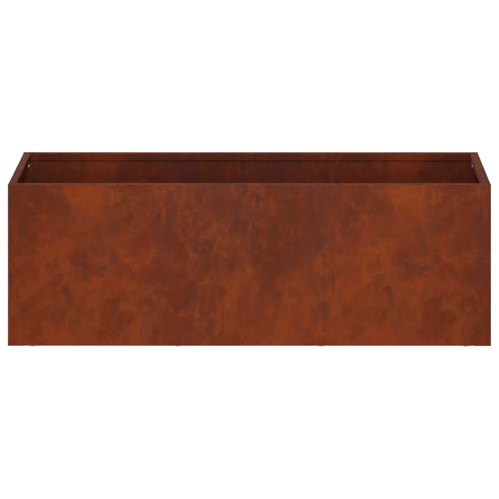 vidaXL Doniczka ogrodowa Rdzawy 60 x 20 x 20 cm Stal kortenowska