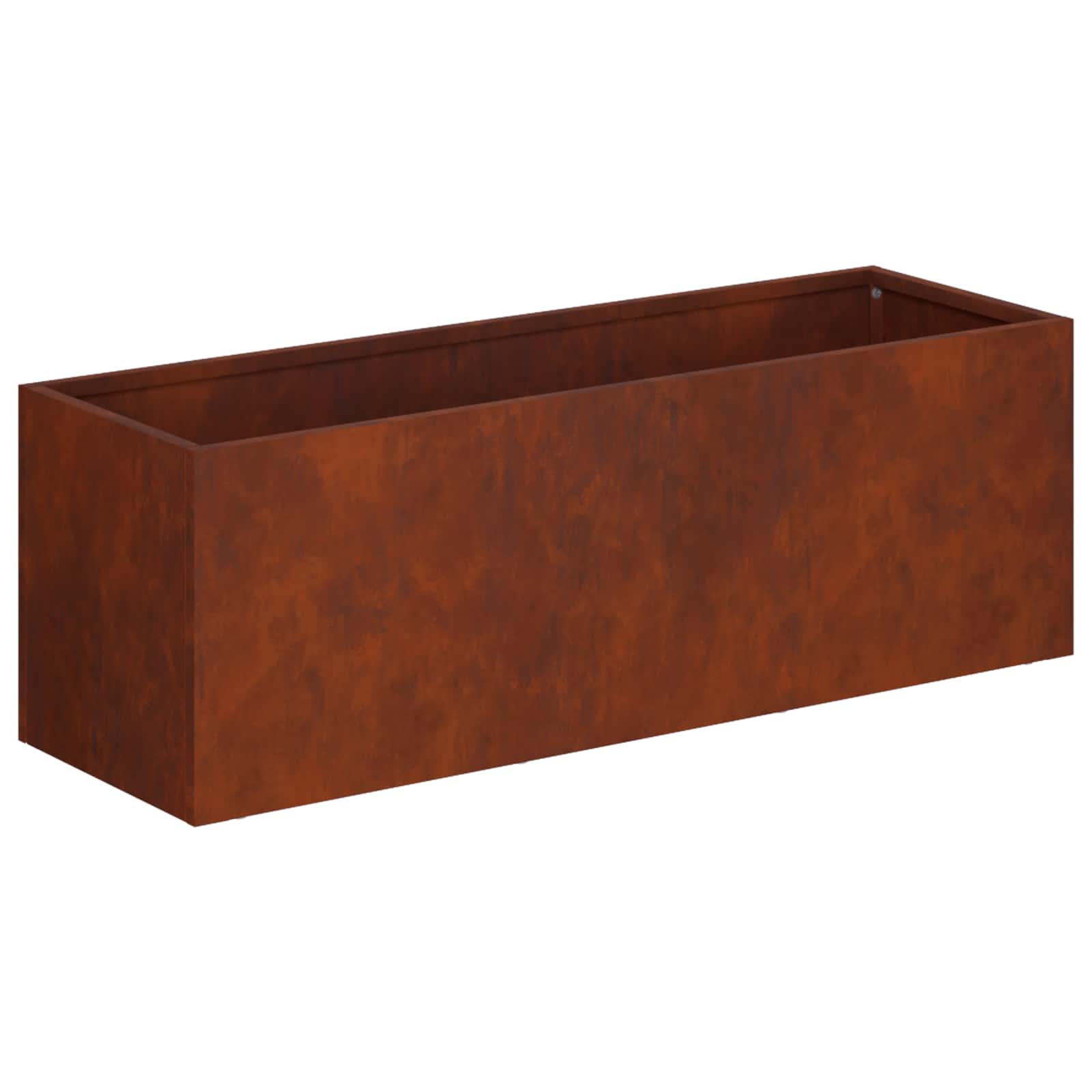 vidaXL Doniczka ogrodowa 2 szt. Rdzawy 60 x 20 x 20 cm