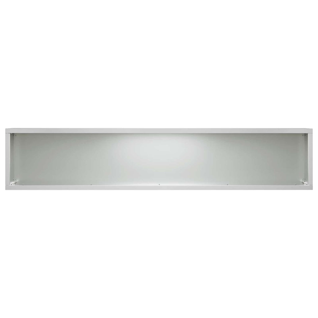 vidaXL Doniczka ogrodowa srebrny 100 x 20 x 20 cm Stal ocynkowana