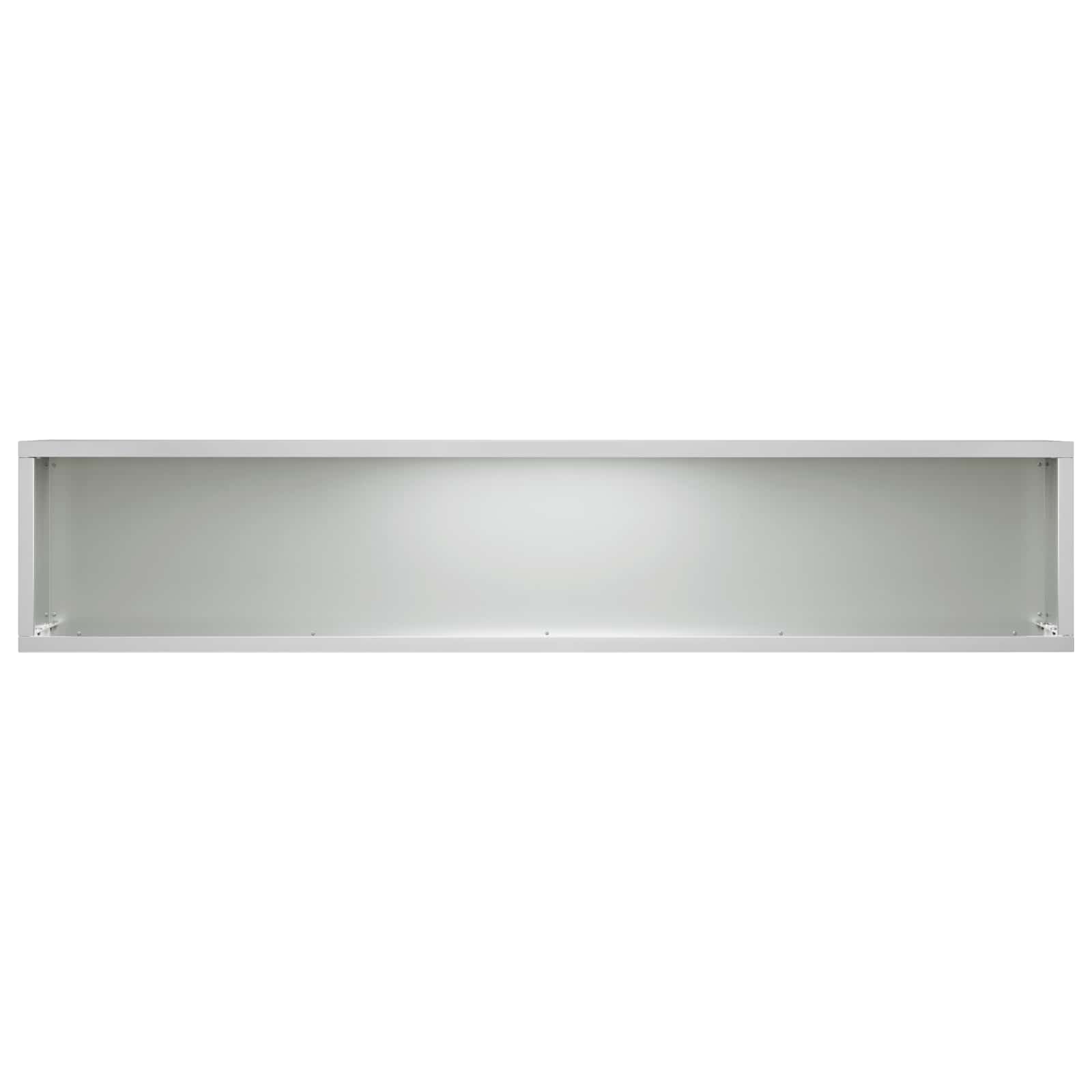 vidaXL Doniczka ogrodowa srebrny 100 x 20 x 20 cm Stal ocynkowana