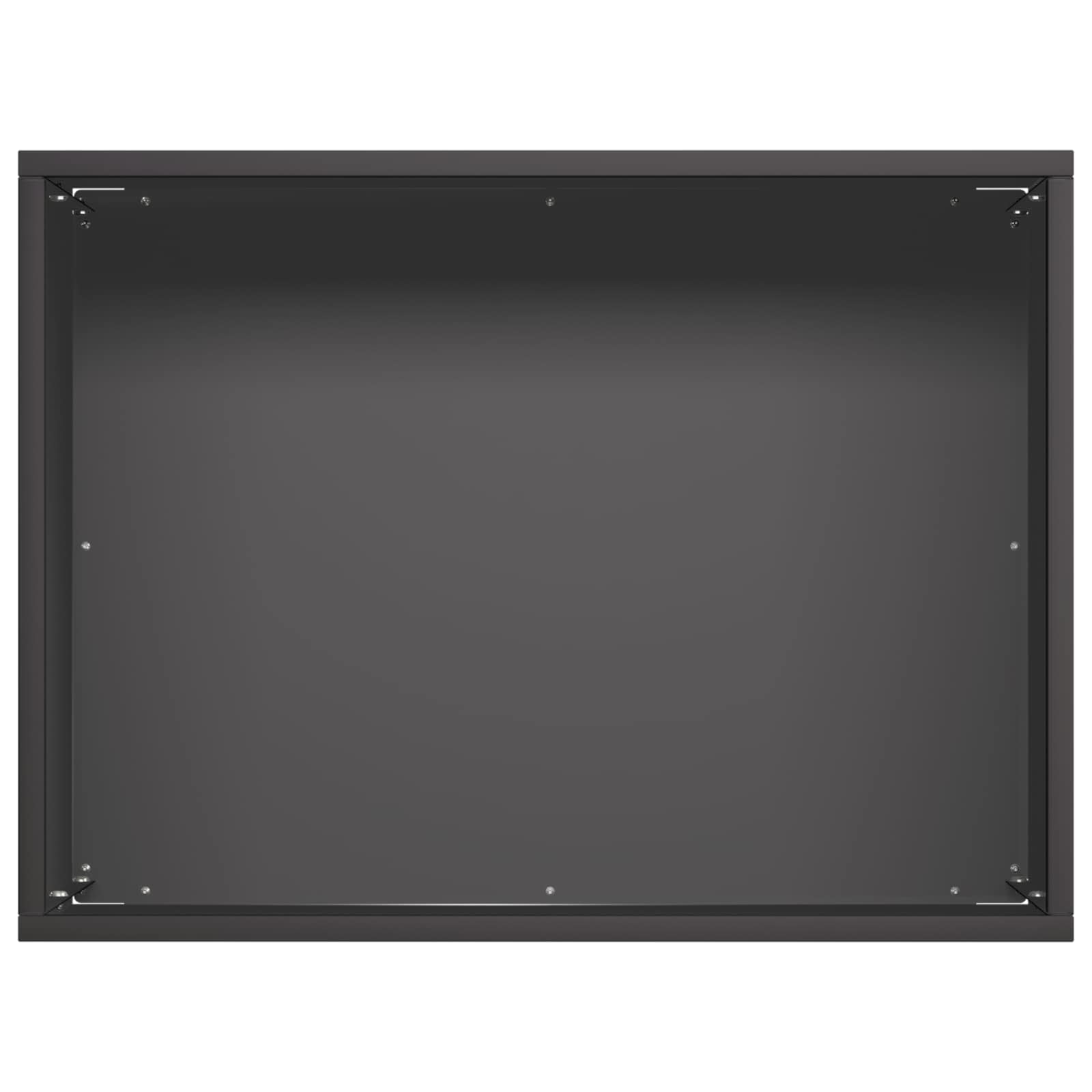 vidaXL Doniczka ogrodowa 2 szt. Czarny 40 x 30 x 30 cm Stal zimnogięta