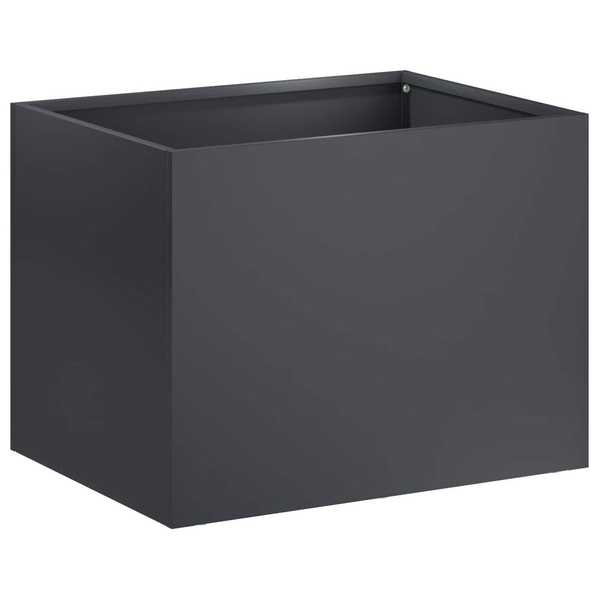 vidaXL Doniczka ogrodowa antracytowy 40 x 30 x 30 cm Stal zimnogięta
