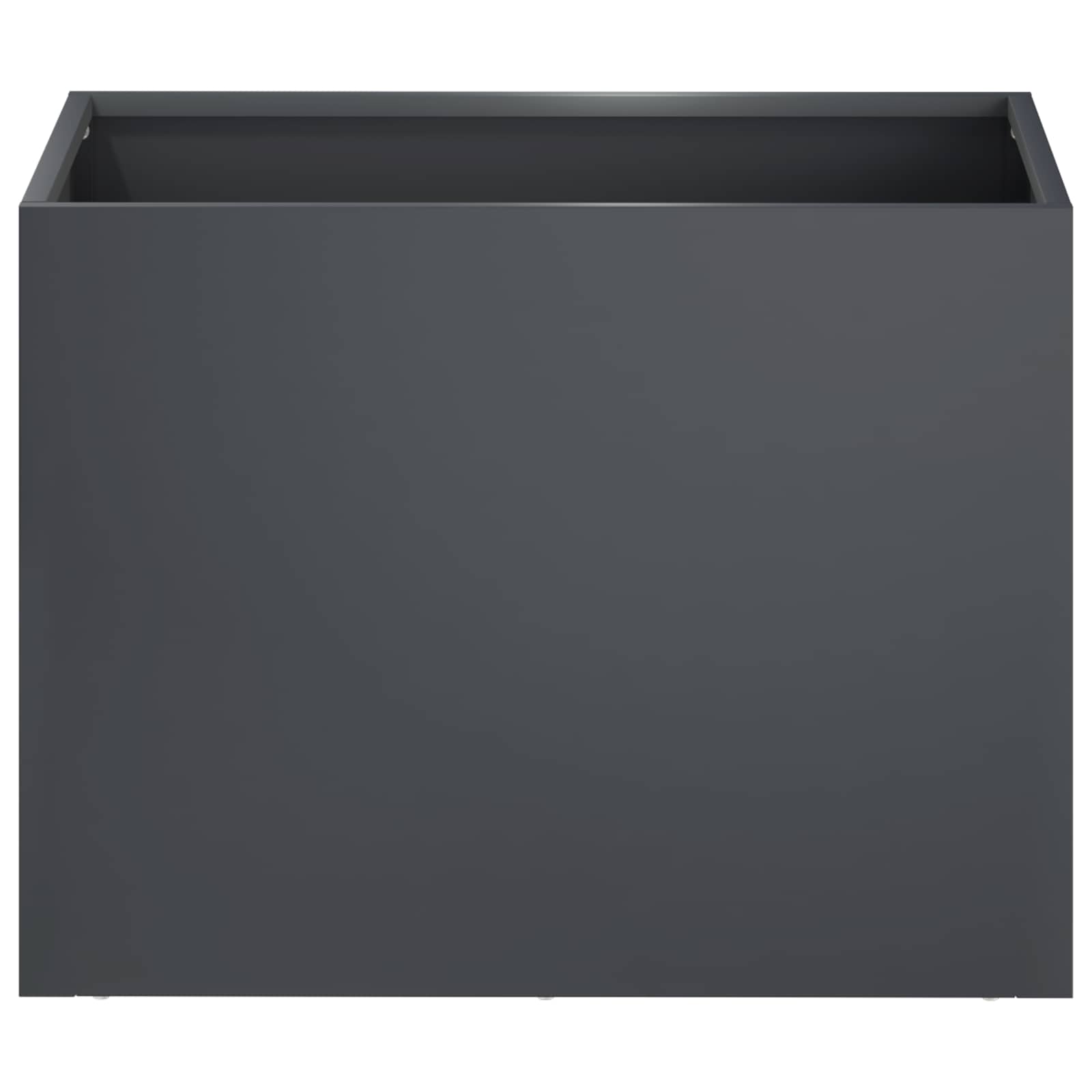 vidaXL Doniczka ogrodowa antracytowy 40 x 30 x 30 cm Stal zimnogięta