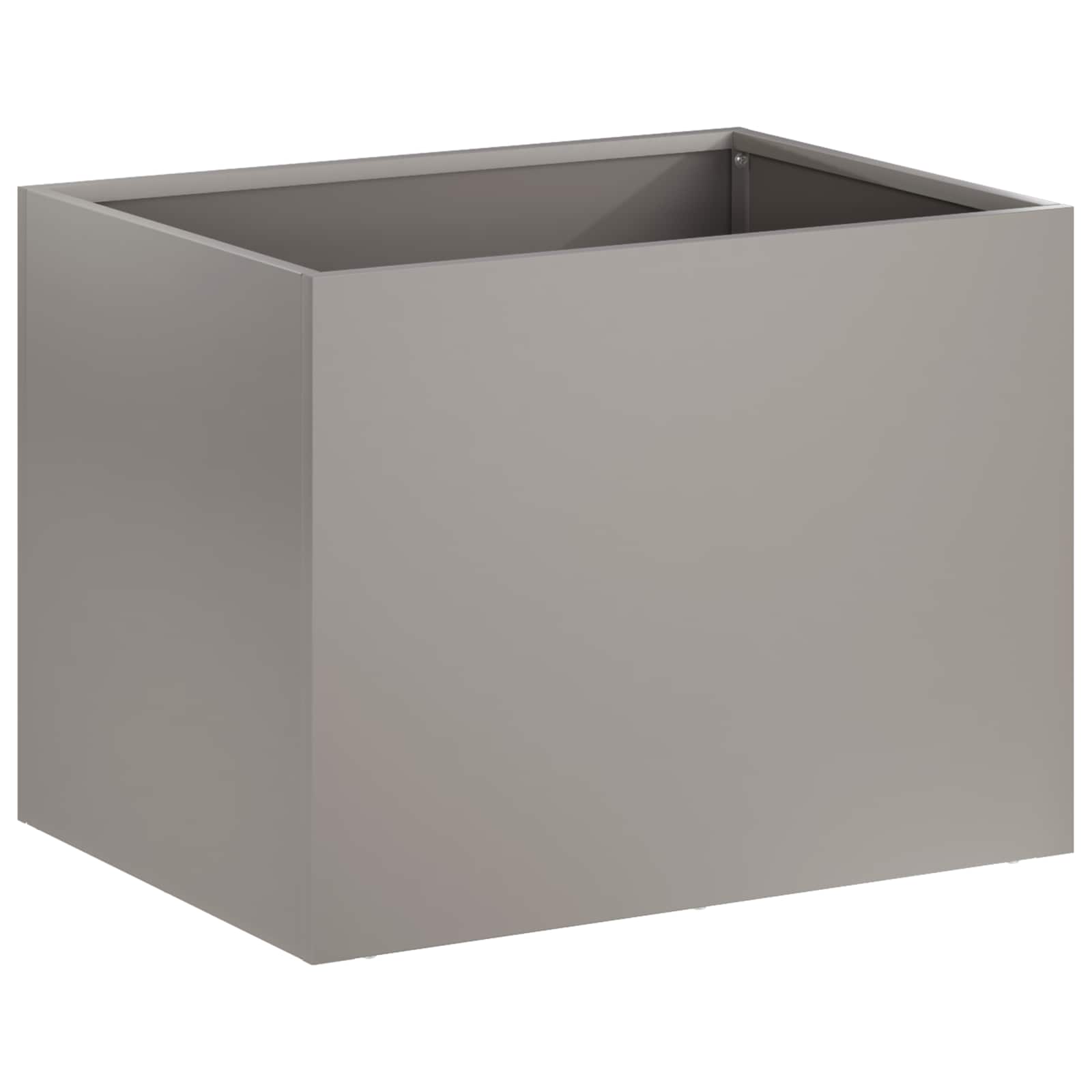 vidaXL Doniczka ogrodowa Rdzawy 40 x 30 x 30 cm Stal kortenowska