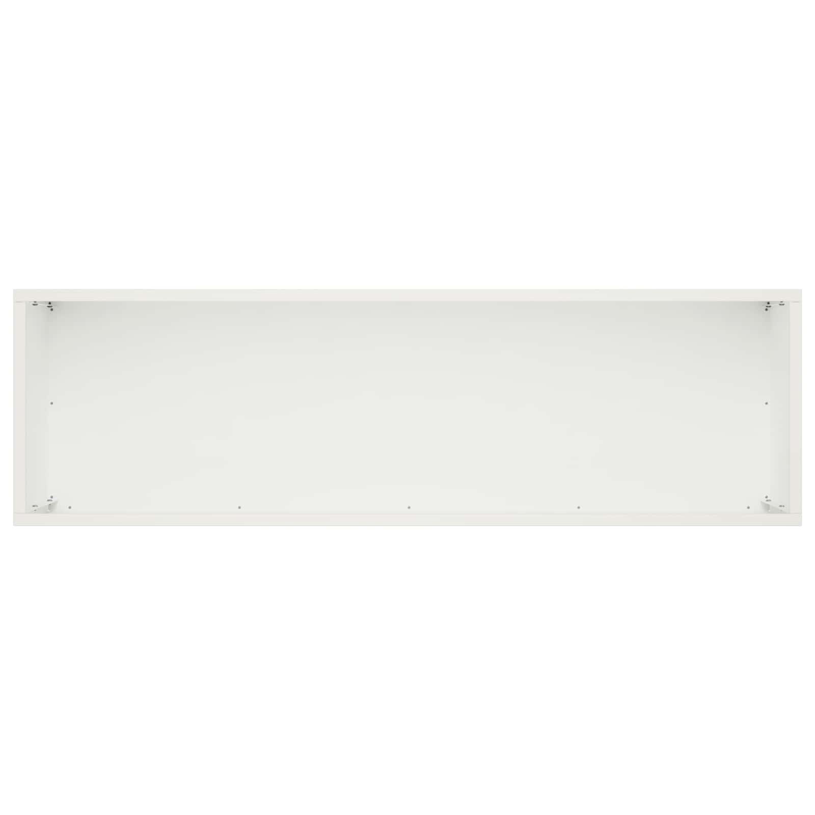 vidaXL Doniczka ogrodowa Biały 80 x 30 x 30 cm Stal zimnogięta