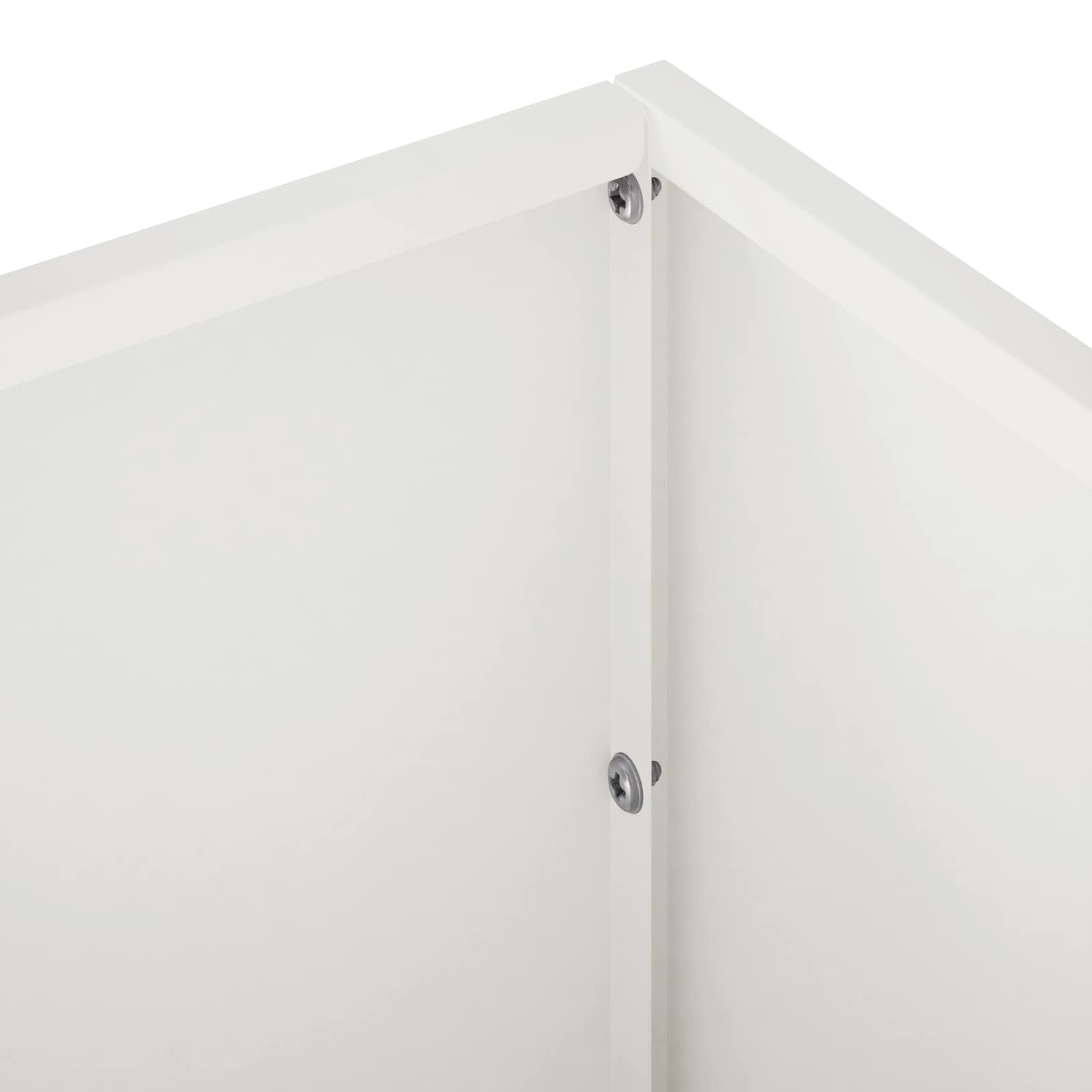 vidaXL Doniczka ogrodowa 2 szt. Biały 100 x 30 x 30 cm Stal zimnogięta