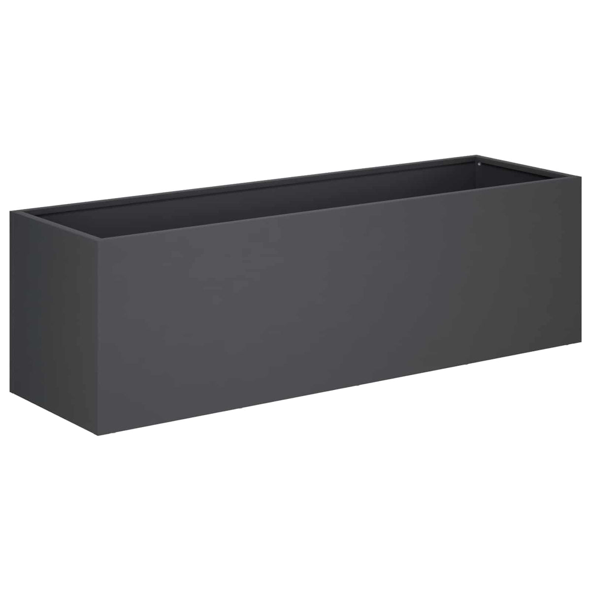 vidaXL Doniczka ogrodowa antracytowy 100 x 30 x 30 cm Stal zimnogięta