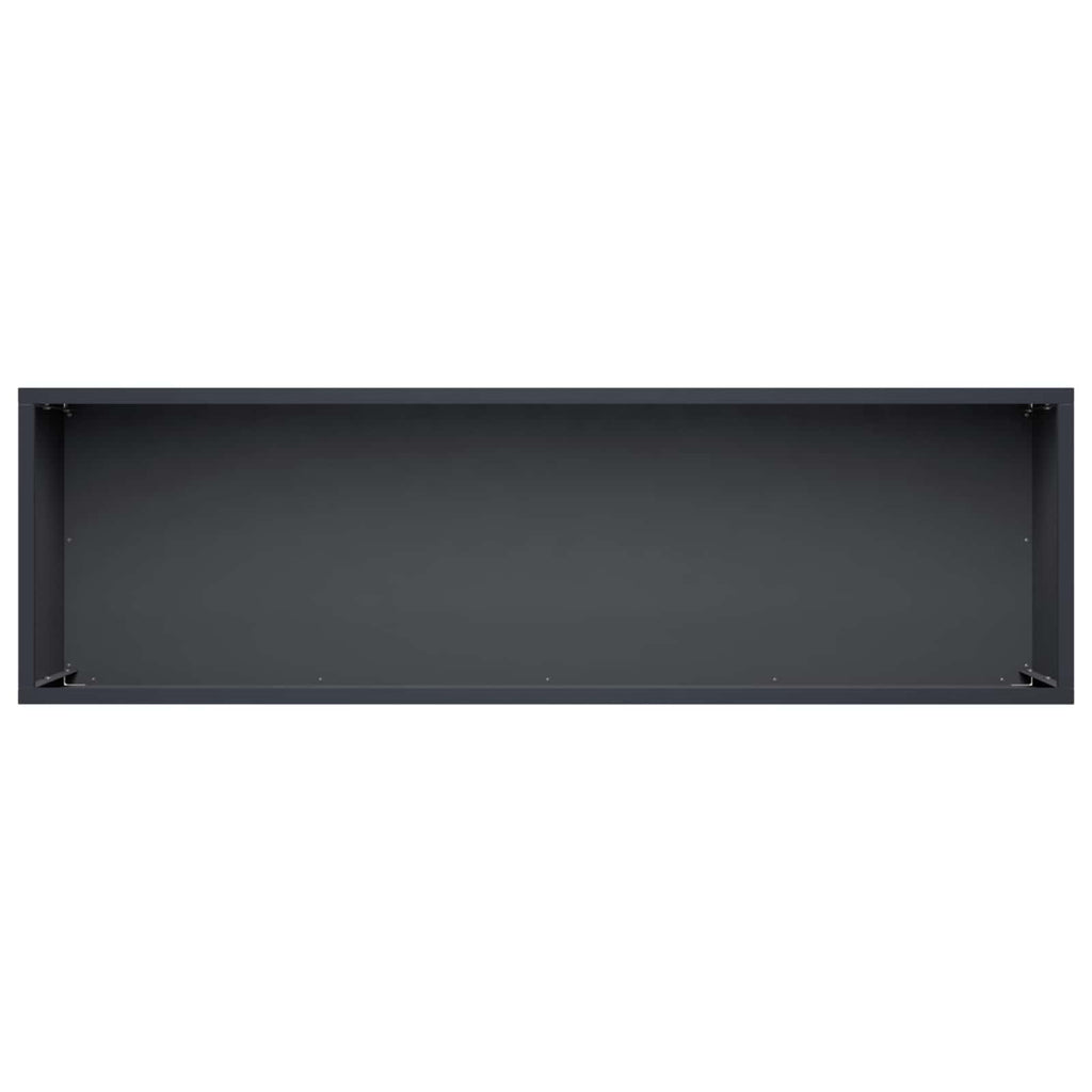 vidaXL Doniczka ogrodowa antracytowy 100 x 30 x 30 cm Stal zimnogięta