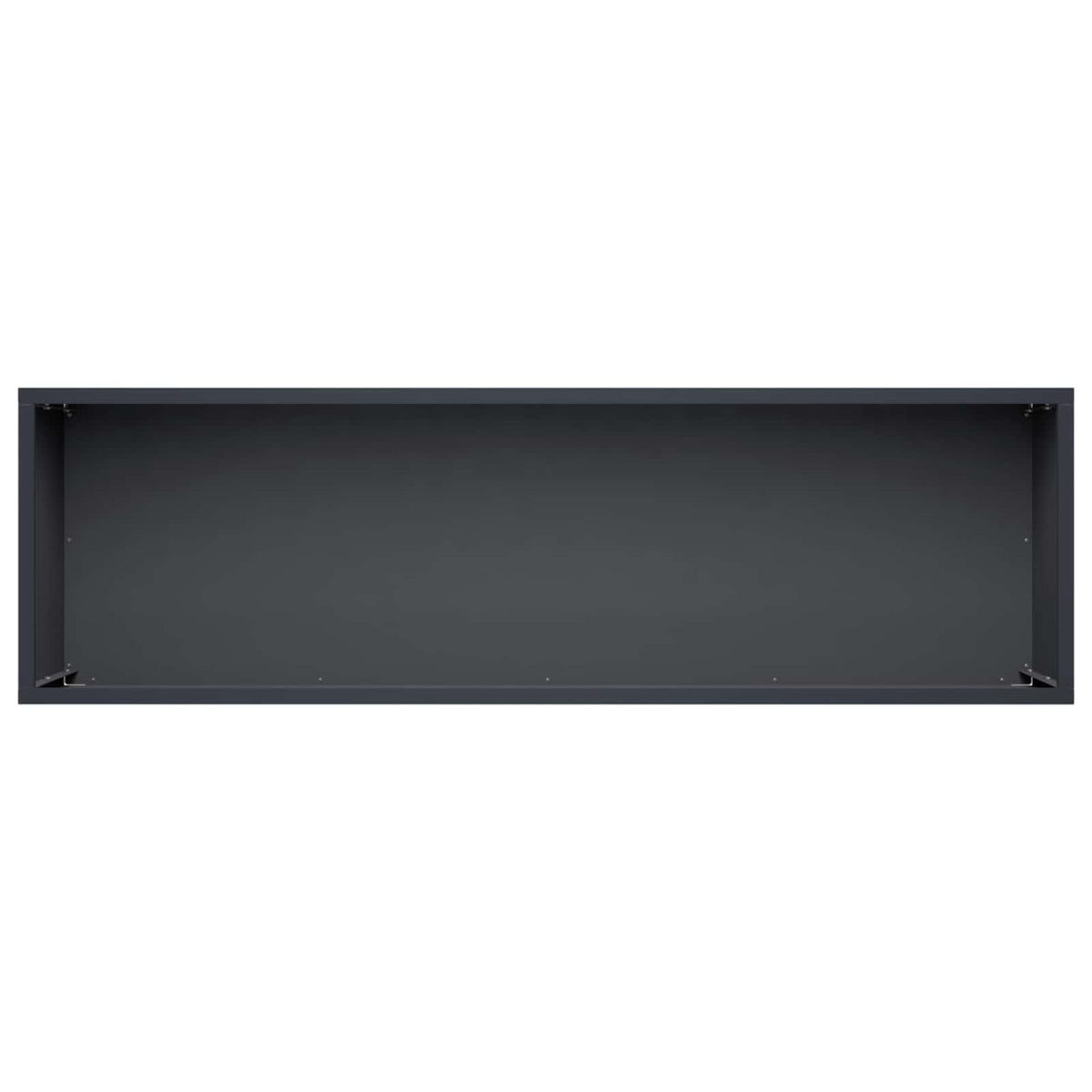 vidaXL Doniczka ogrodowa antracytowy 100 x 30 x 30 cm Stal zimnogięta