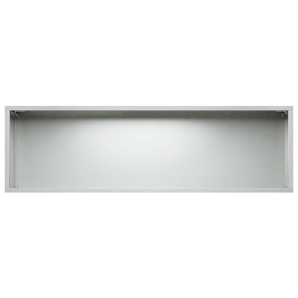 vidaXL Doniczka ogrodowa 2 szt. srebrny 100 x 30 x 30 cm