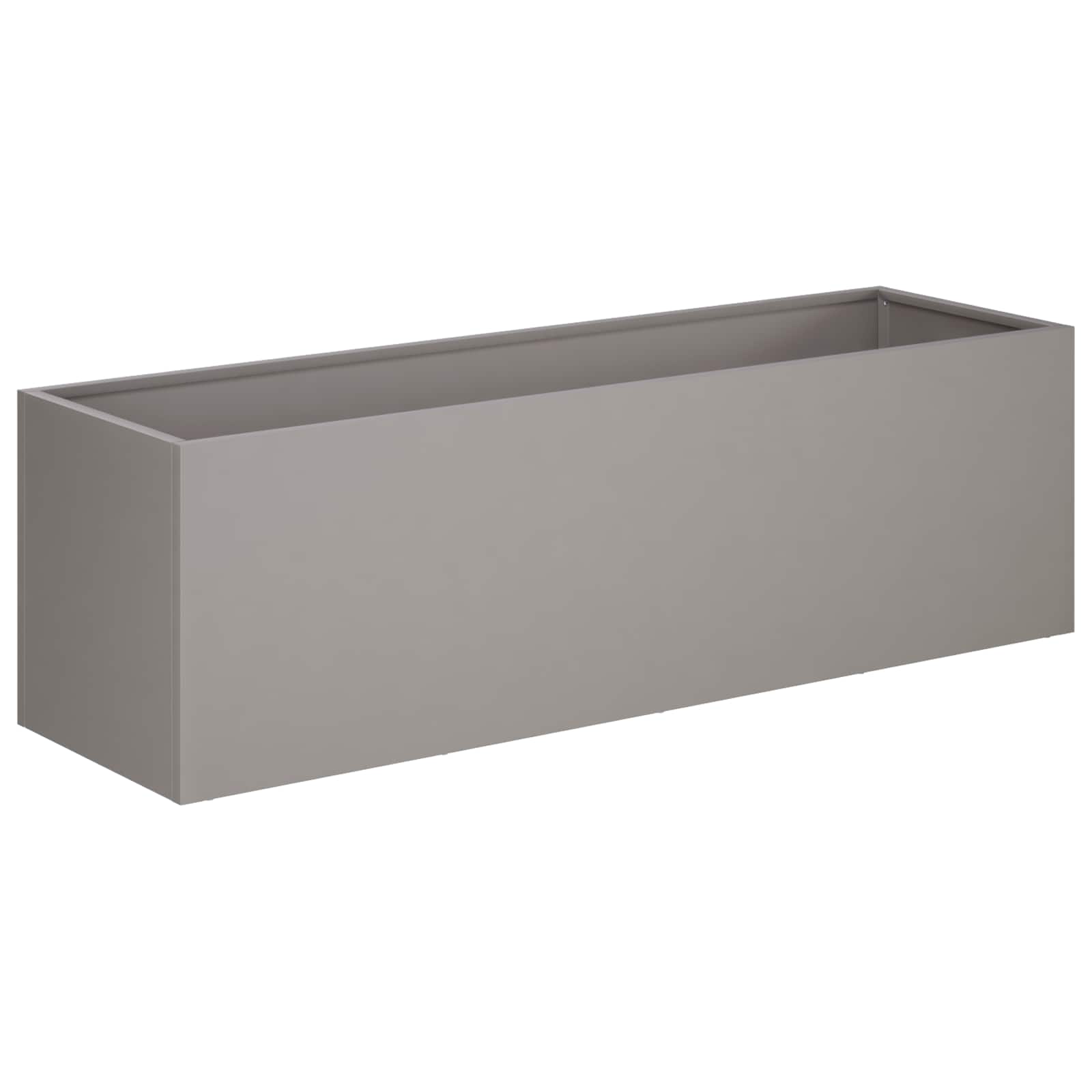 vidaXL Doniczka ogrodowa Rdzawy 100 x 30 x 30 cm Stal kortenowska