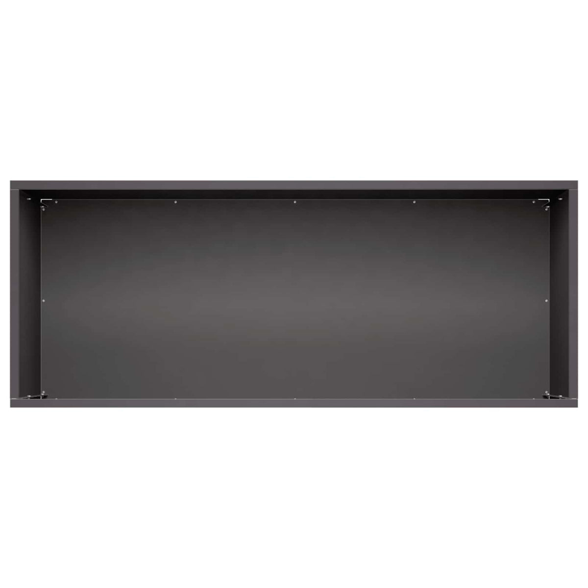 vidaXL Doniczka ogrodowa Czarny 100 x 40 x 40 cm Stal zimnogięta