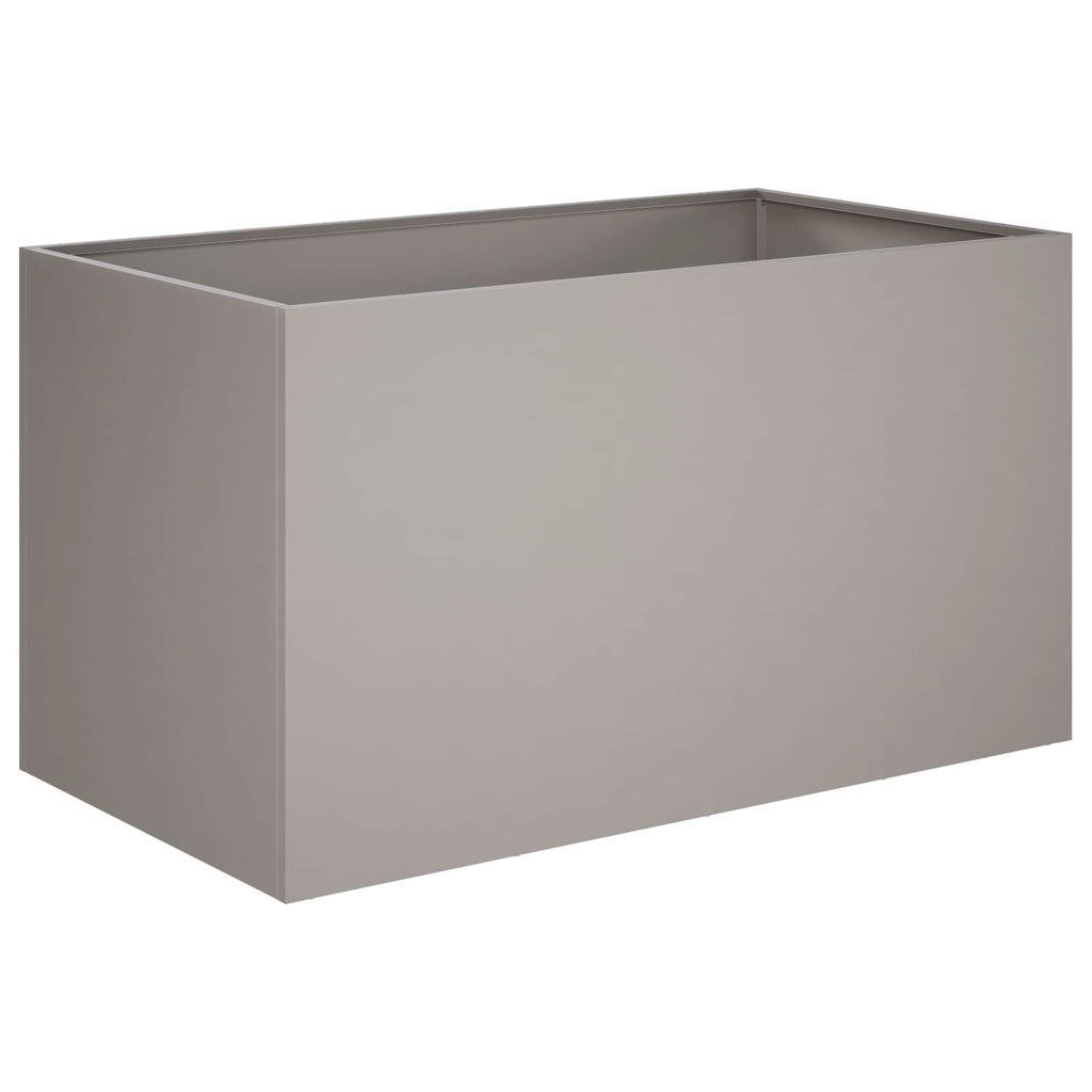 vidaXL Doniczka ogrodowa Rdzawy 80 x 50 x 50 cm Stal kortenowska